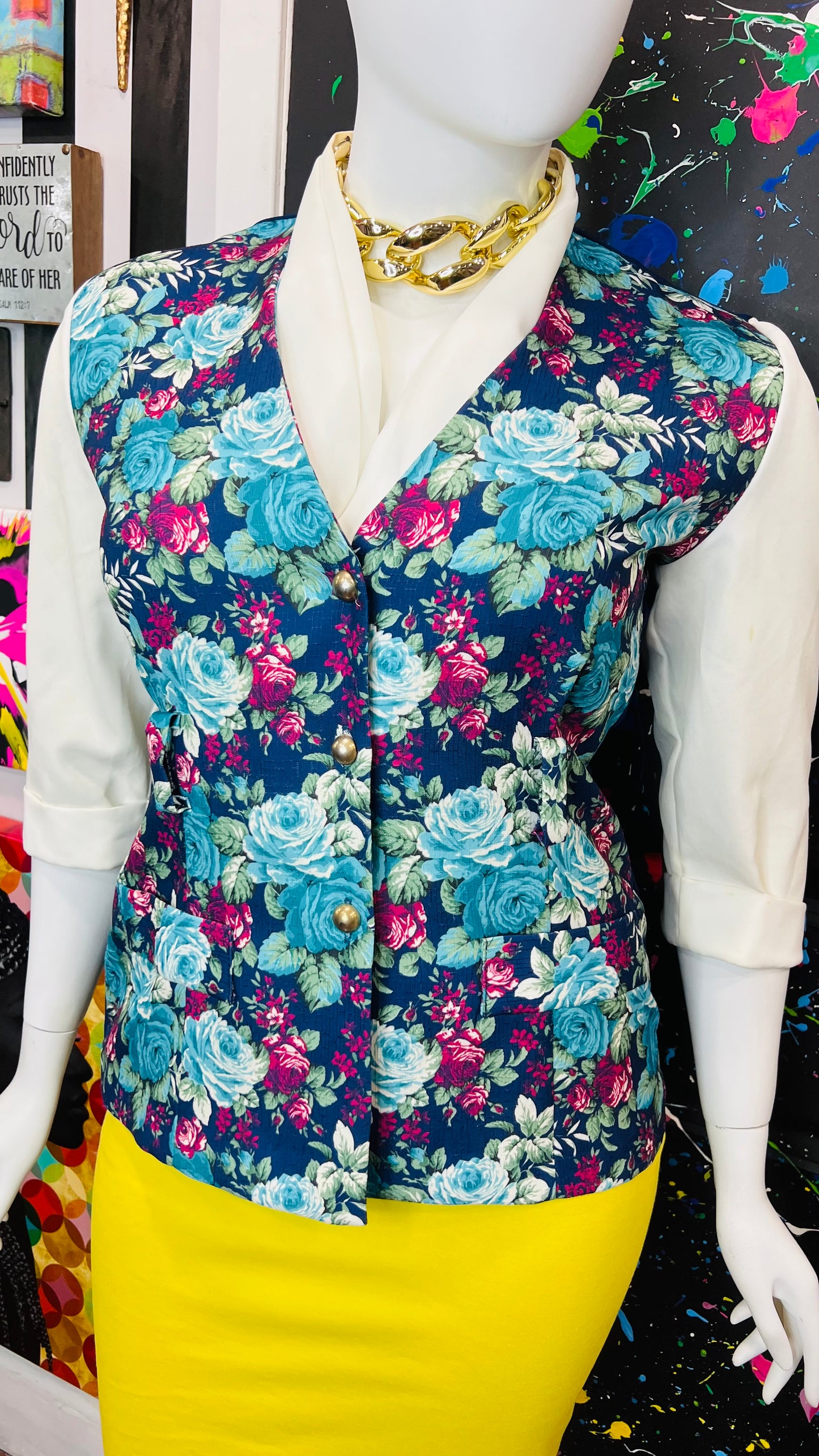 Vintage Floral Blouse (14)