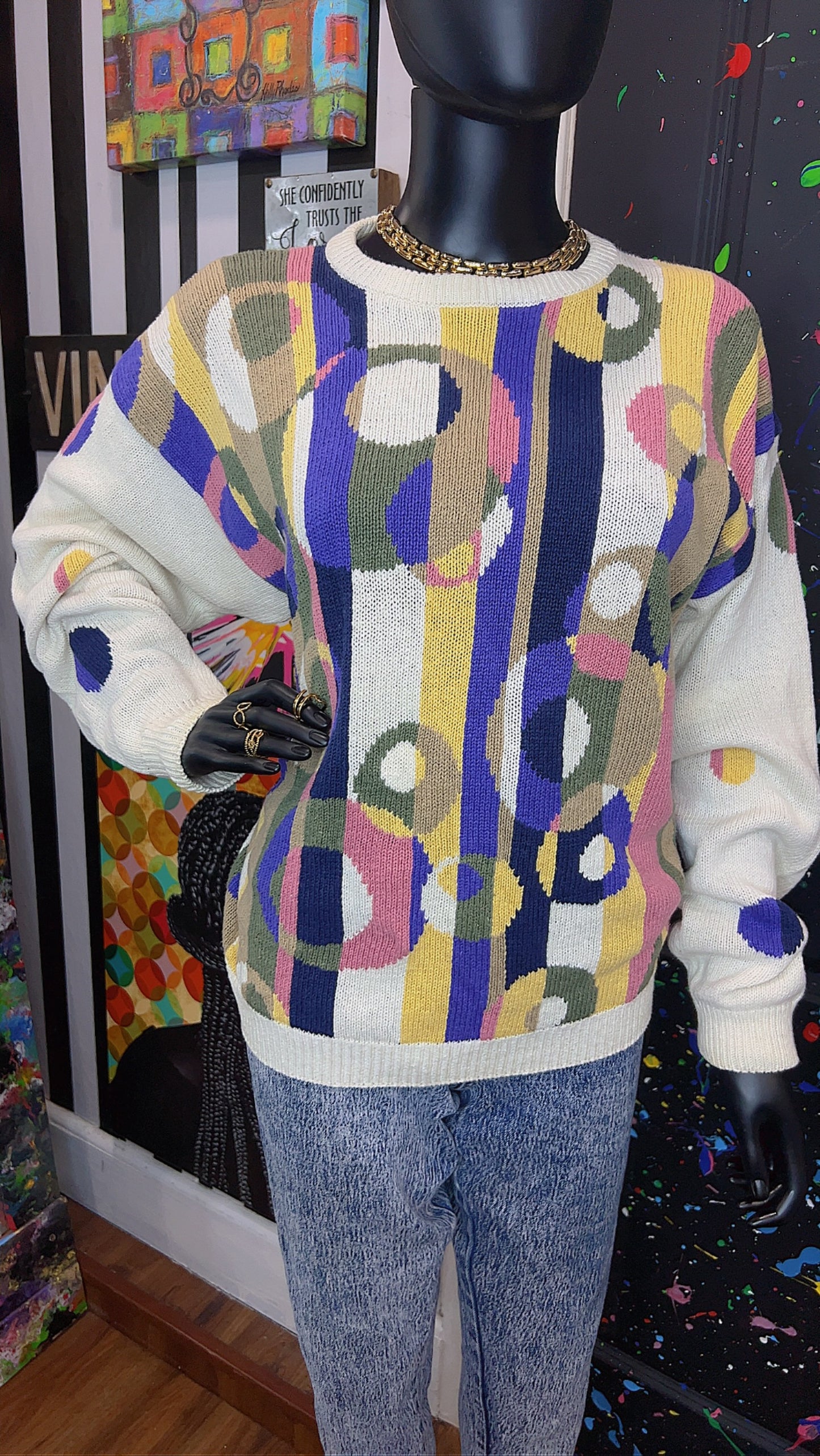 Vintage Circle Sweater (14/16)