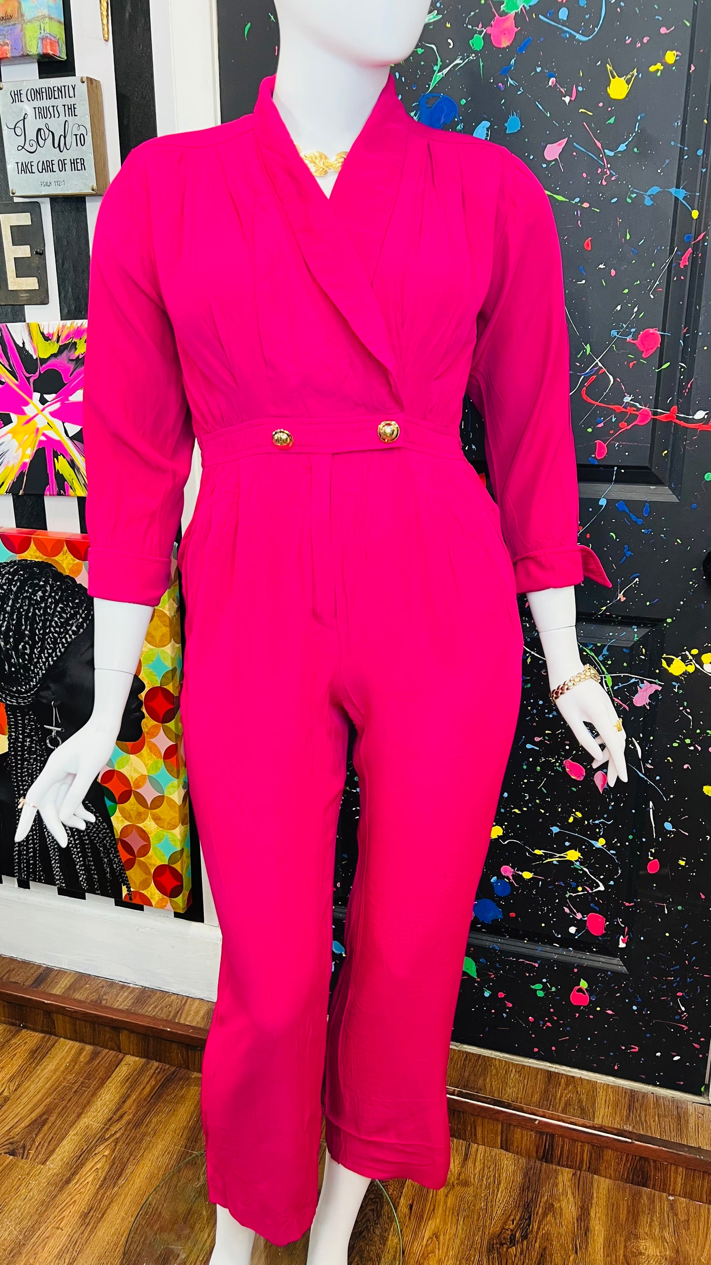 Vintage Pink Jumpsuit (12)