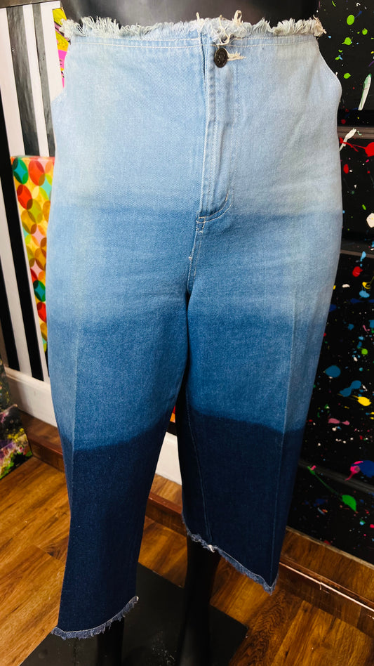 Vintage Y2K Ombré Capris (24)