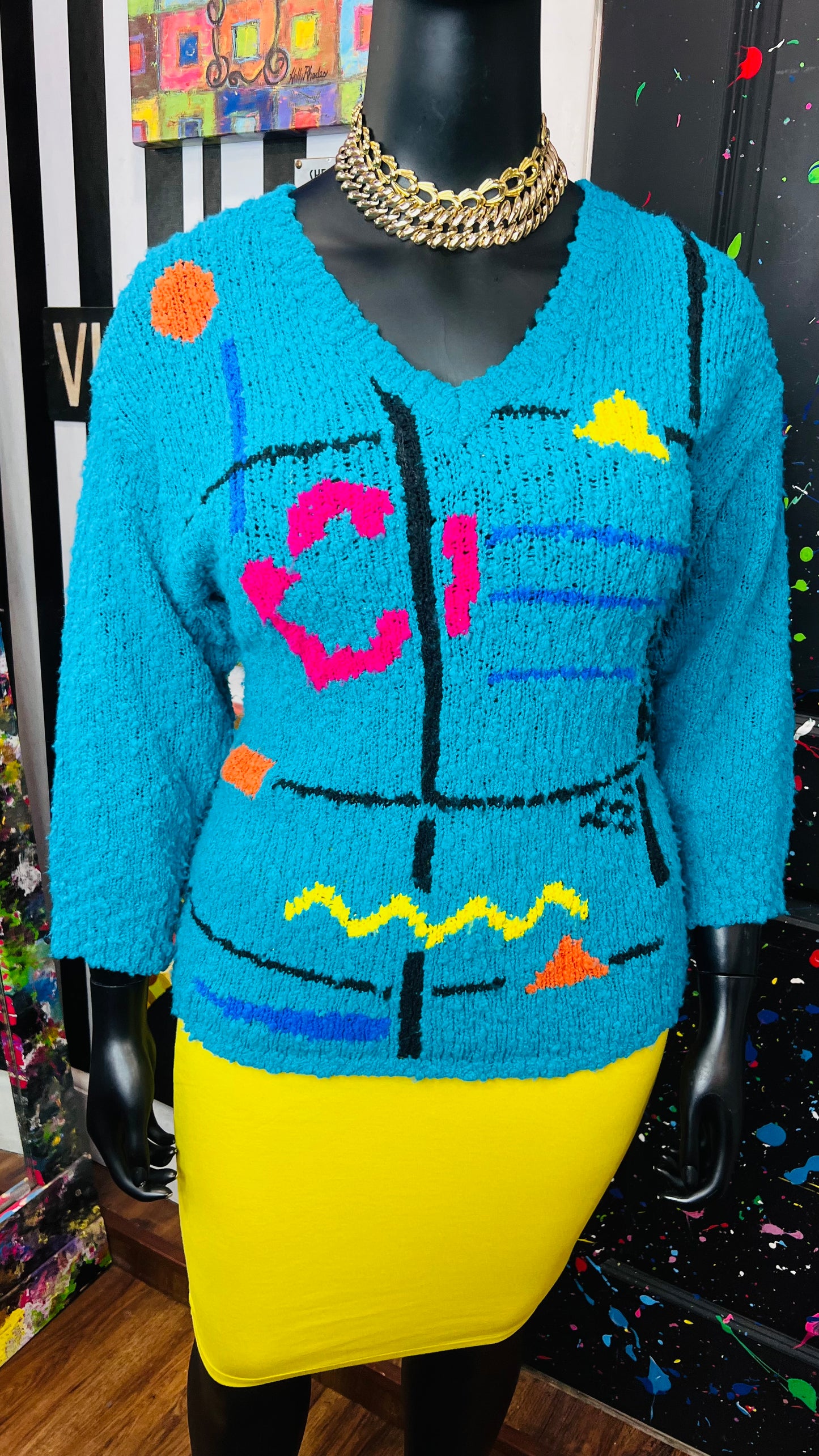 Vintage Knit Sweater 80’s (20/22)
