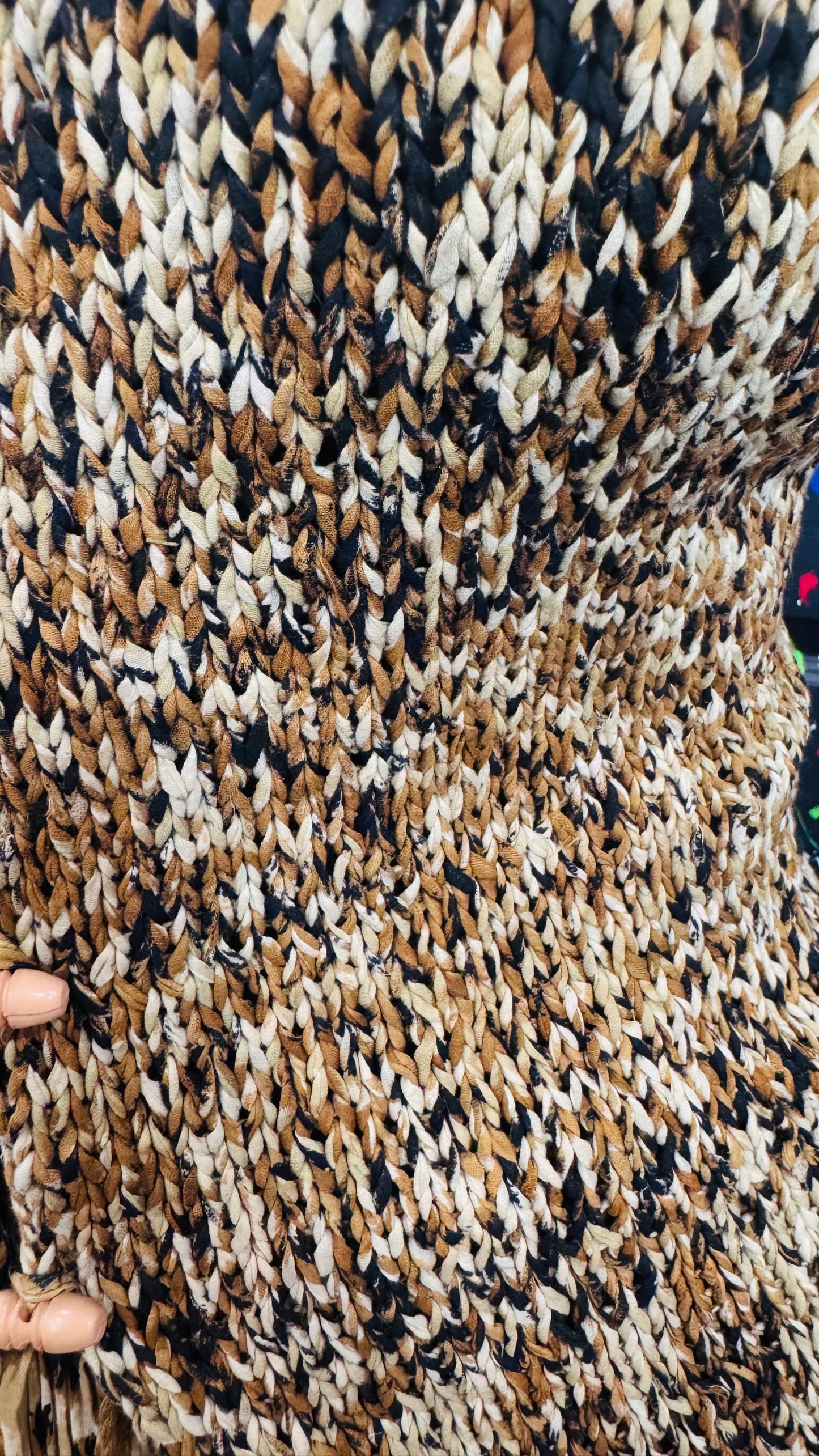 Vintage Knit Vest & Rayon Skirt (16)