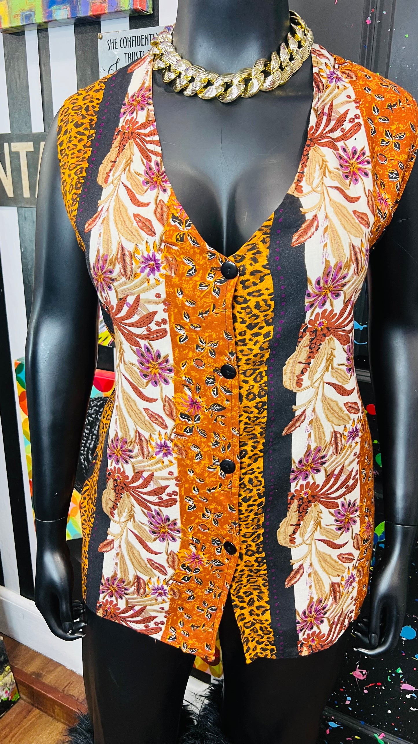 Vintage Sleeveless 90’s Blouse (24)