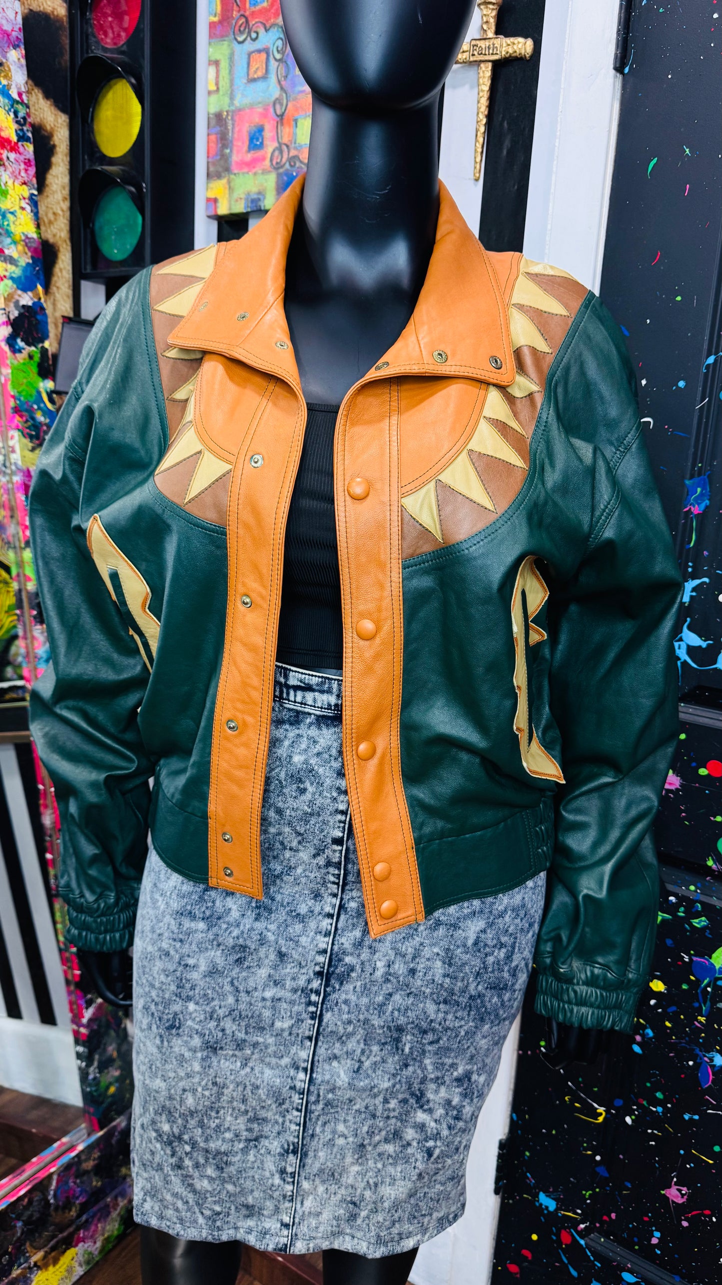 Vintage Genuine Leather Jacket (18)