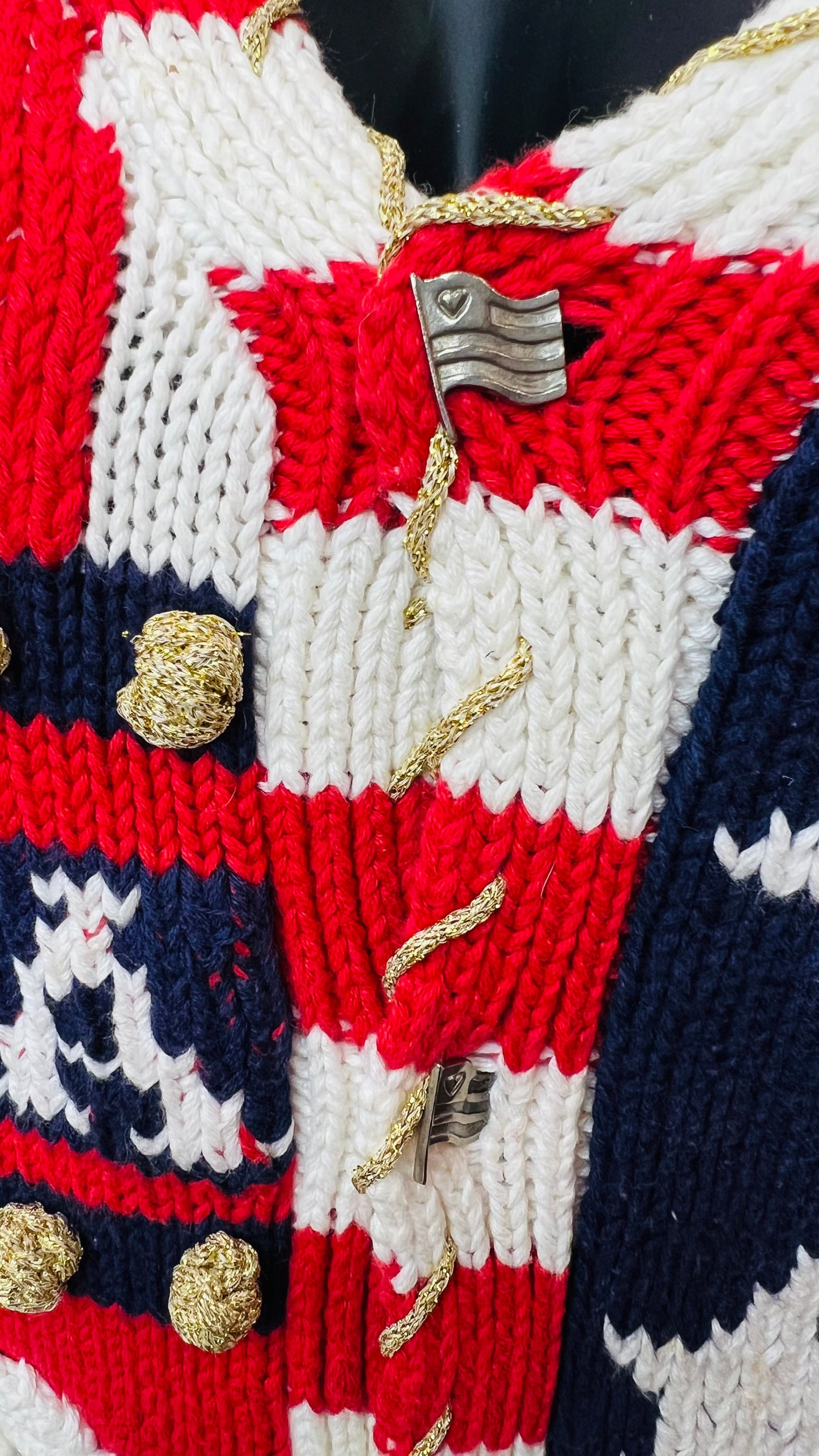 Vintage “America The Great” Knit Sweater