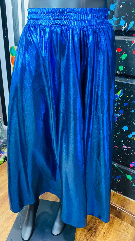 Vintage Blue Shimmer Skirt (20)