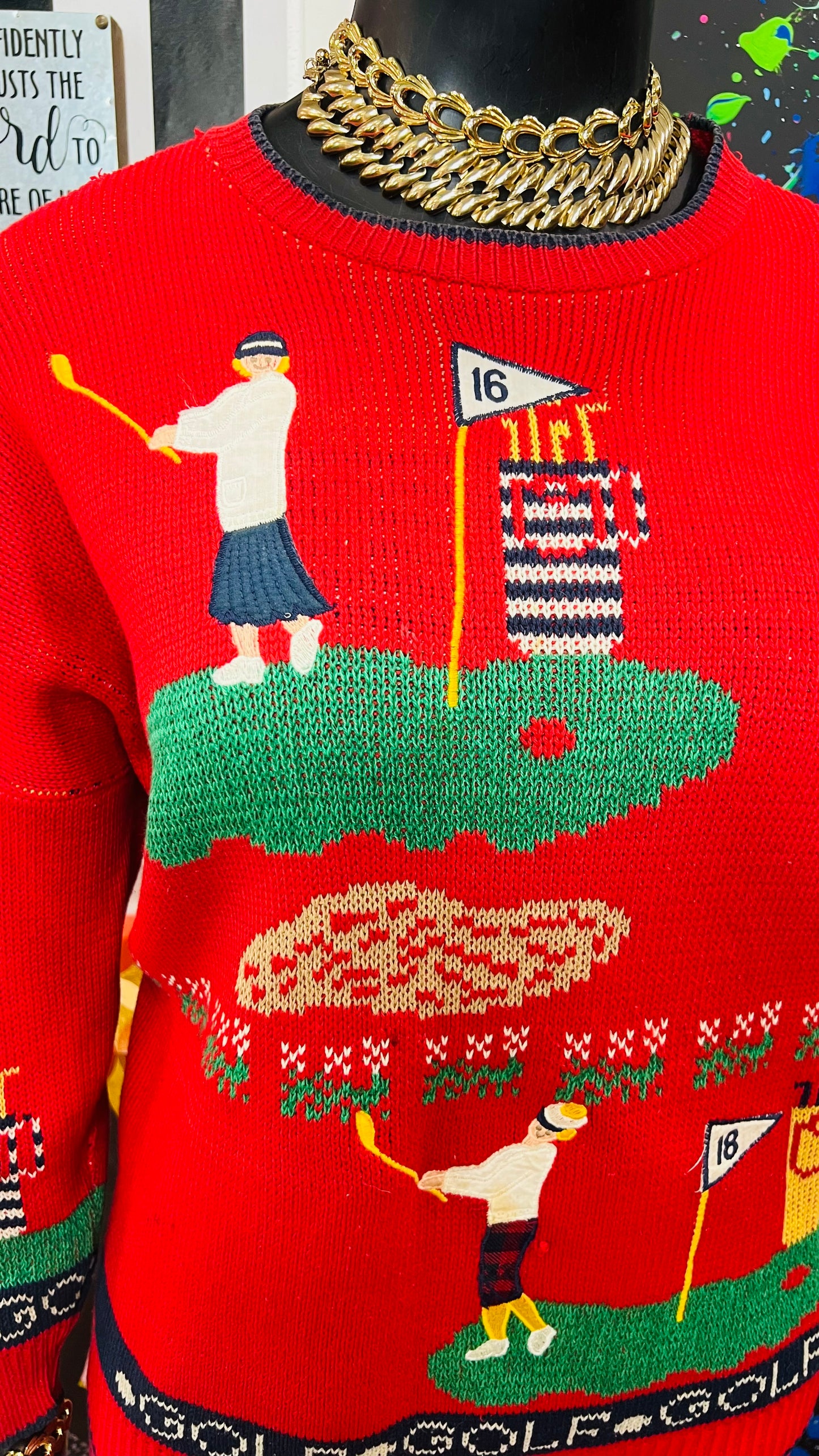 Vintage Knit Golf Sweater (24)