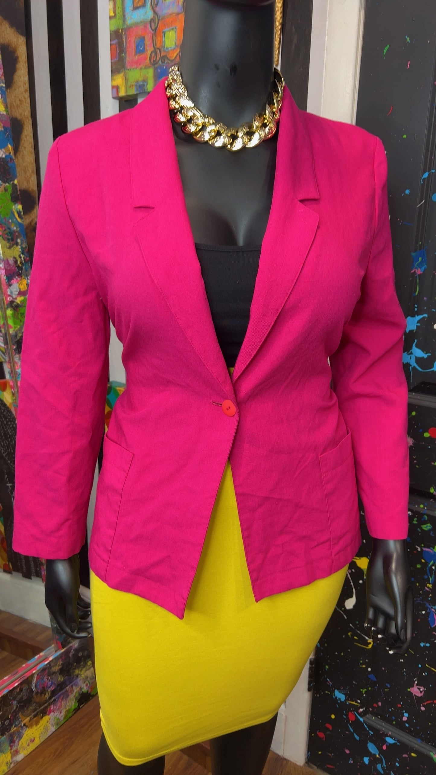 Vintage Pink Blazer (12)