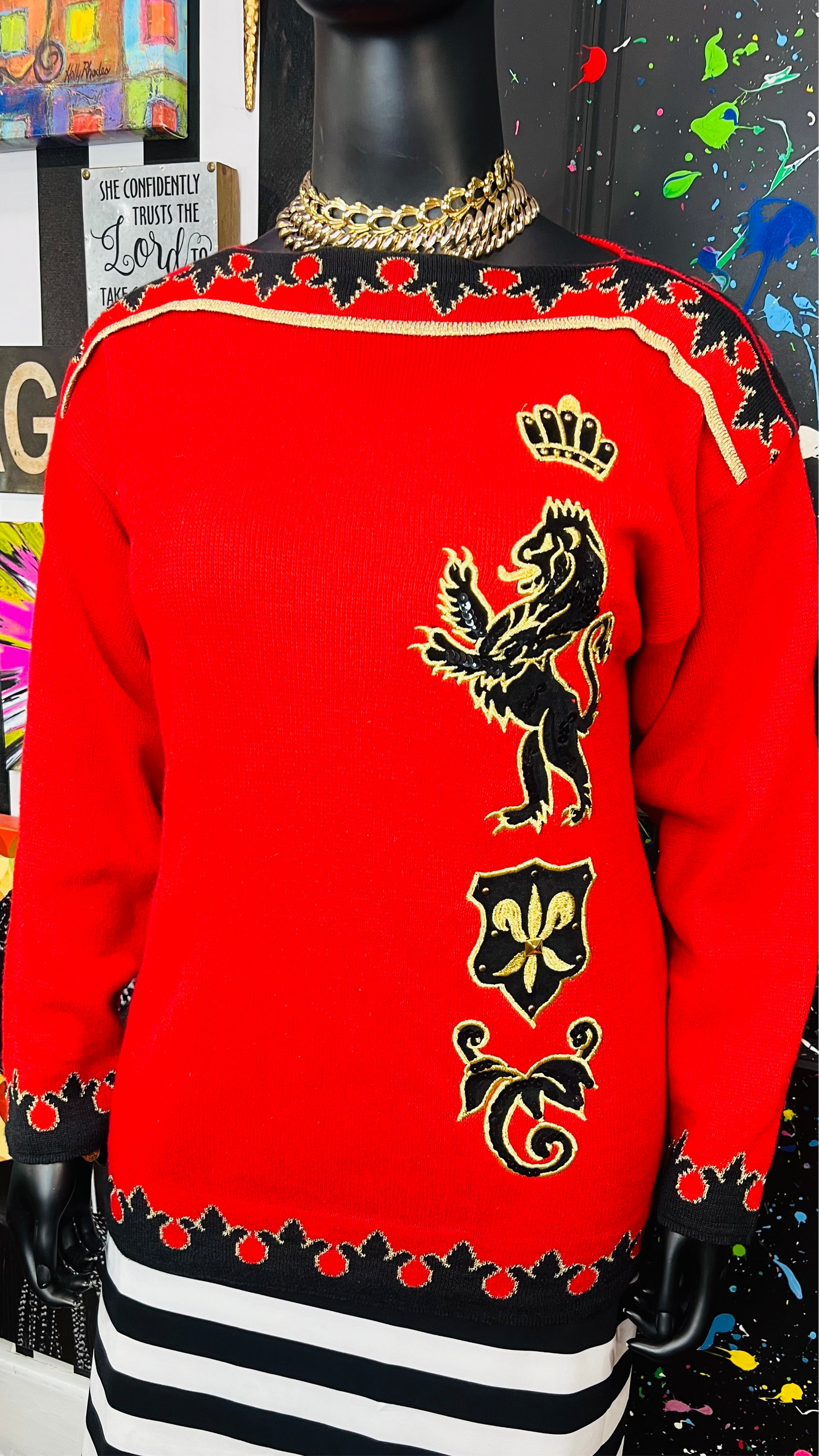 Vintage King Lion Sweater (20)