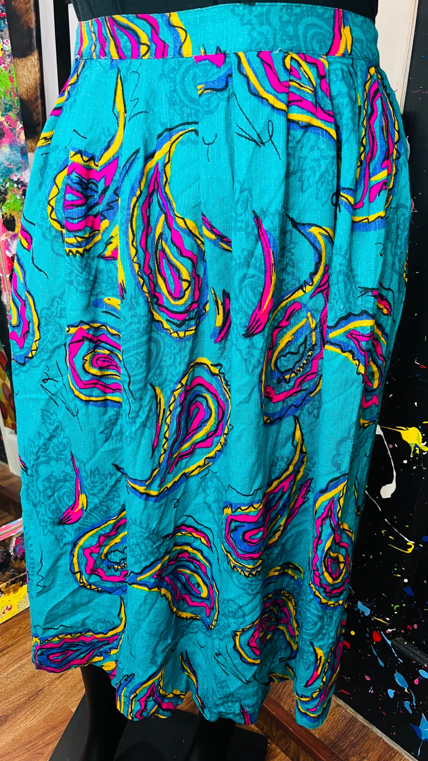 Vintage Abstract Skirt (18)