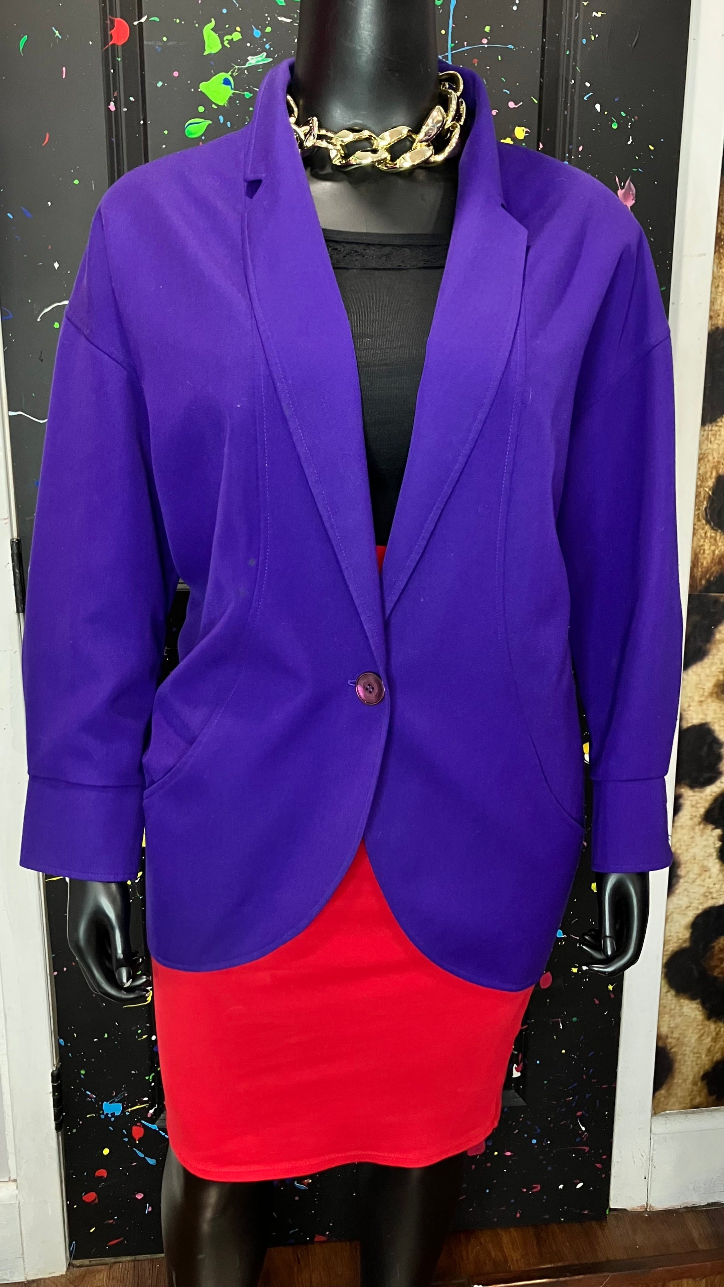 Vintage Purple Blazer (18/20)
