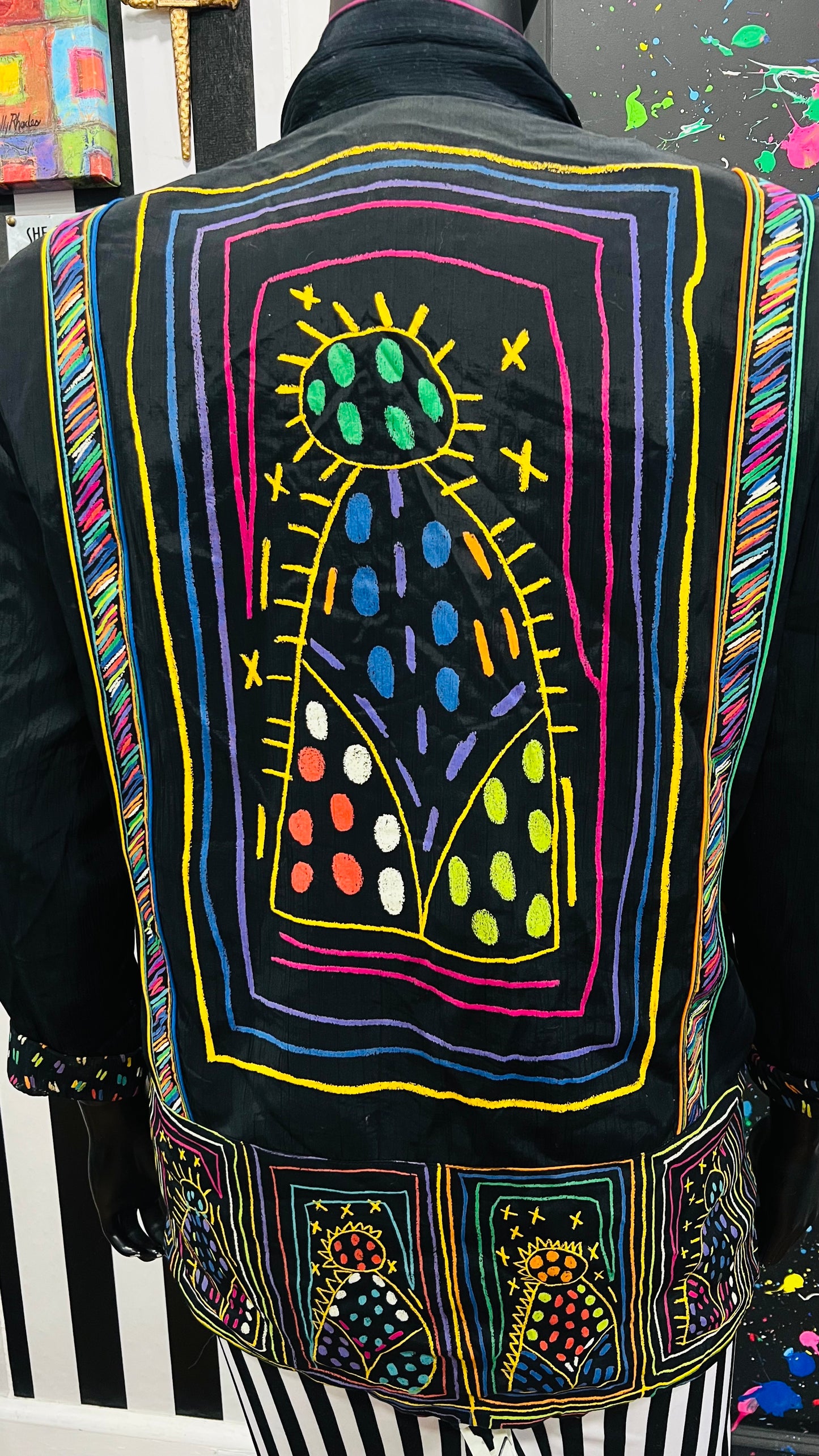 Vintage 90s Art Work Blazer (14)