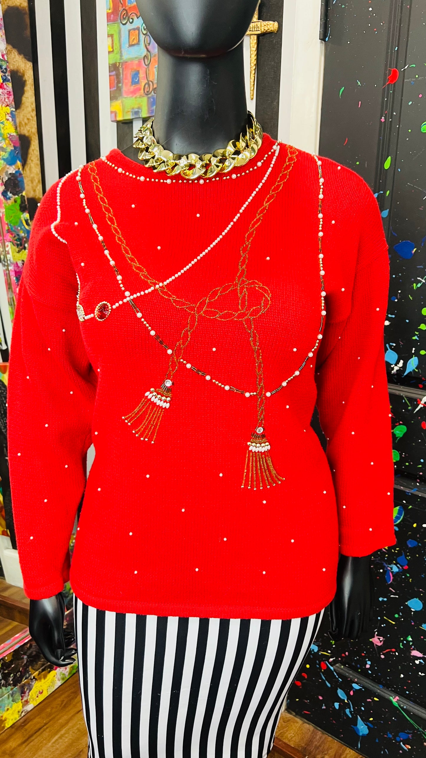 Vintage Sequin Sweater (18)
