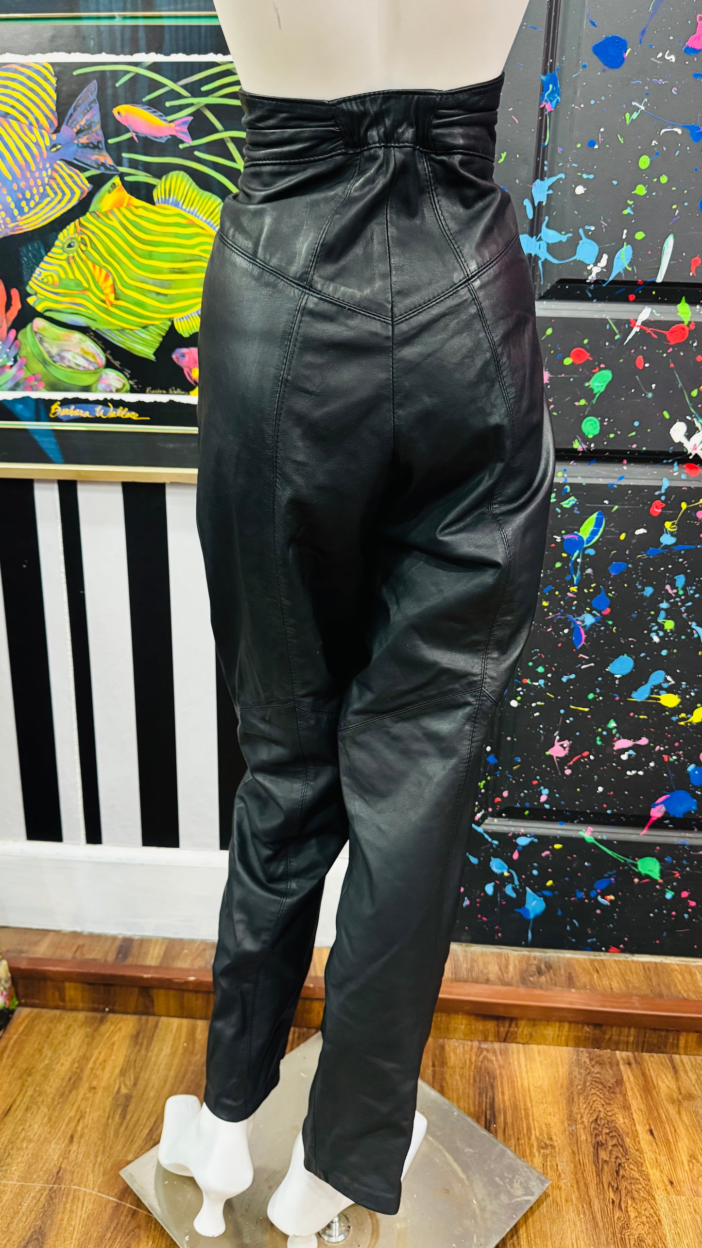 Vintage Genuine Leather Pants (12)