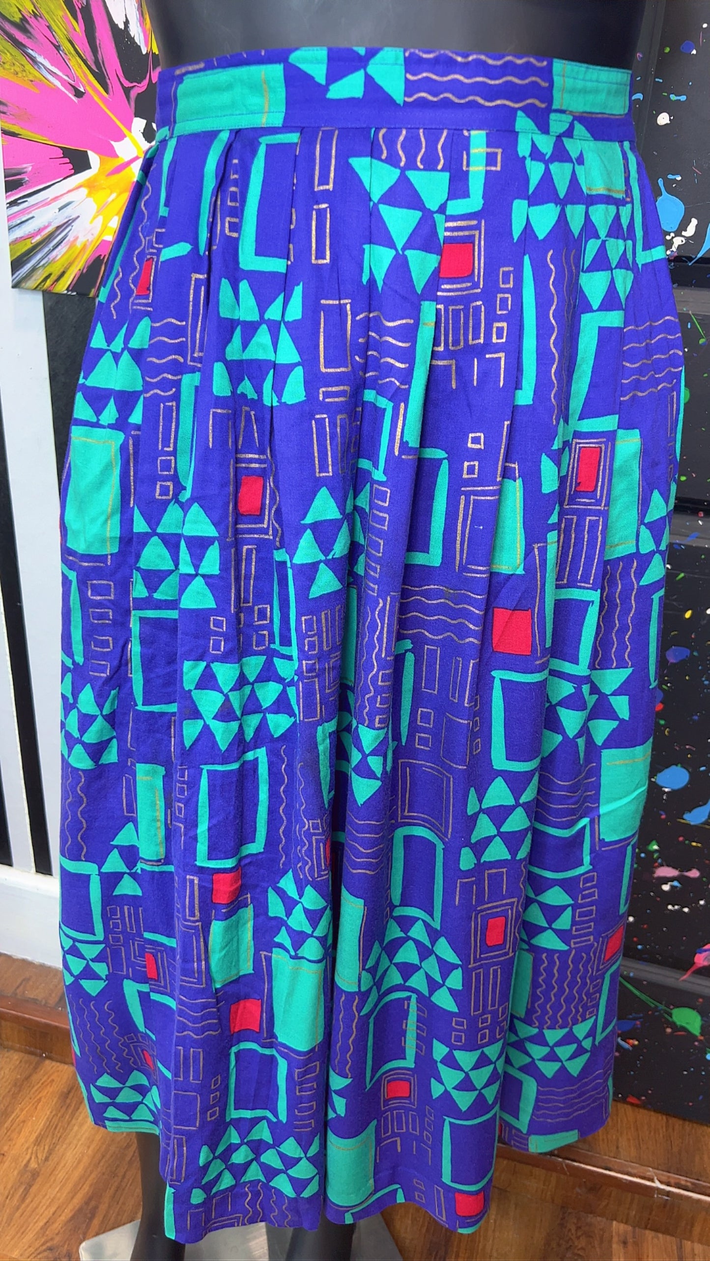 Vintage Abstract Skirt (16)