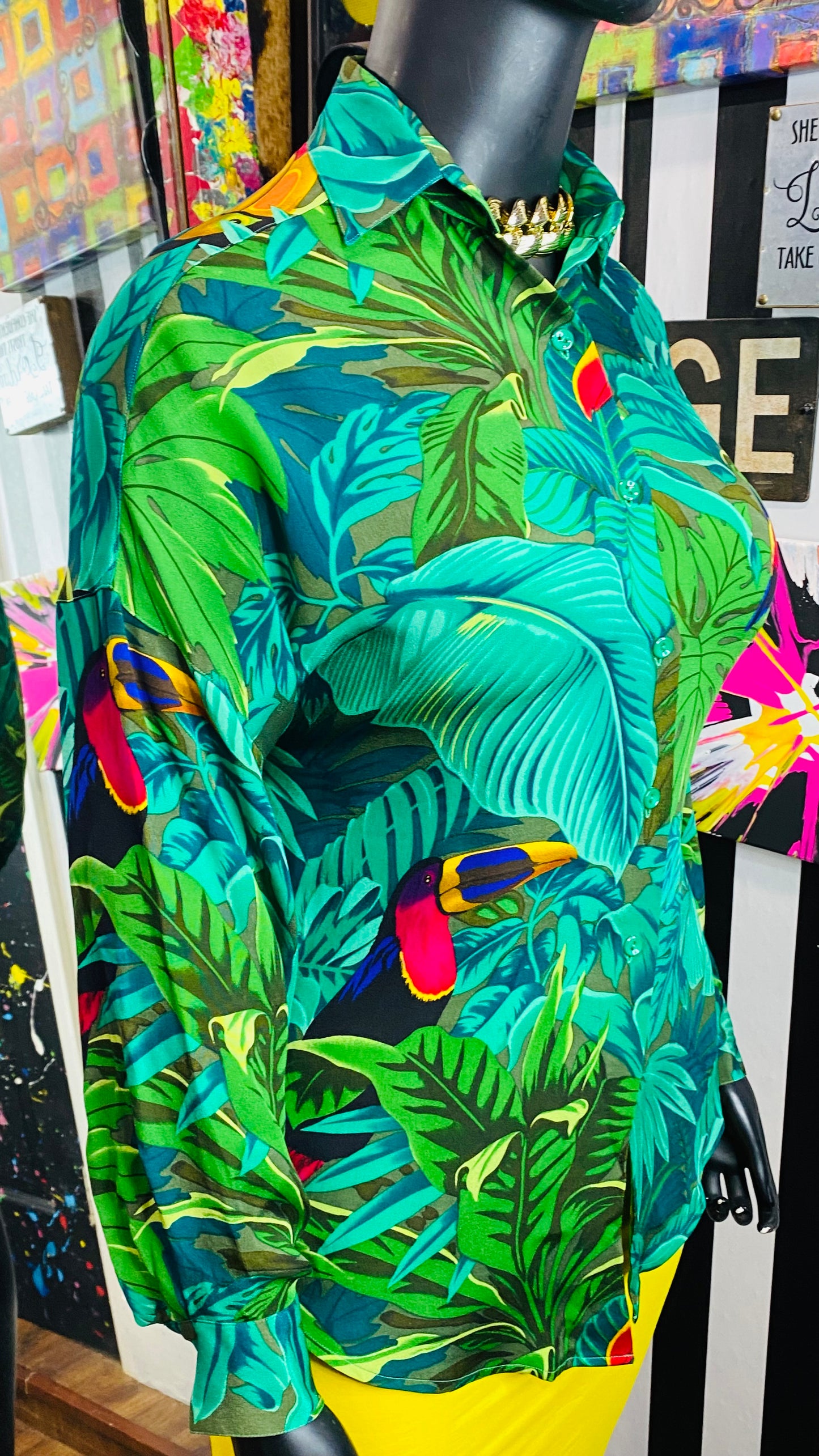 Vintage Silk Ellen Tracey Blouse (20)