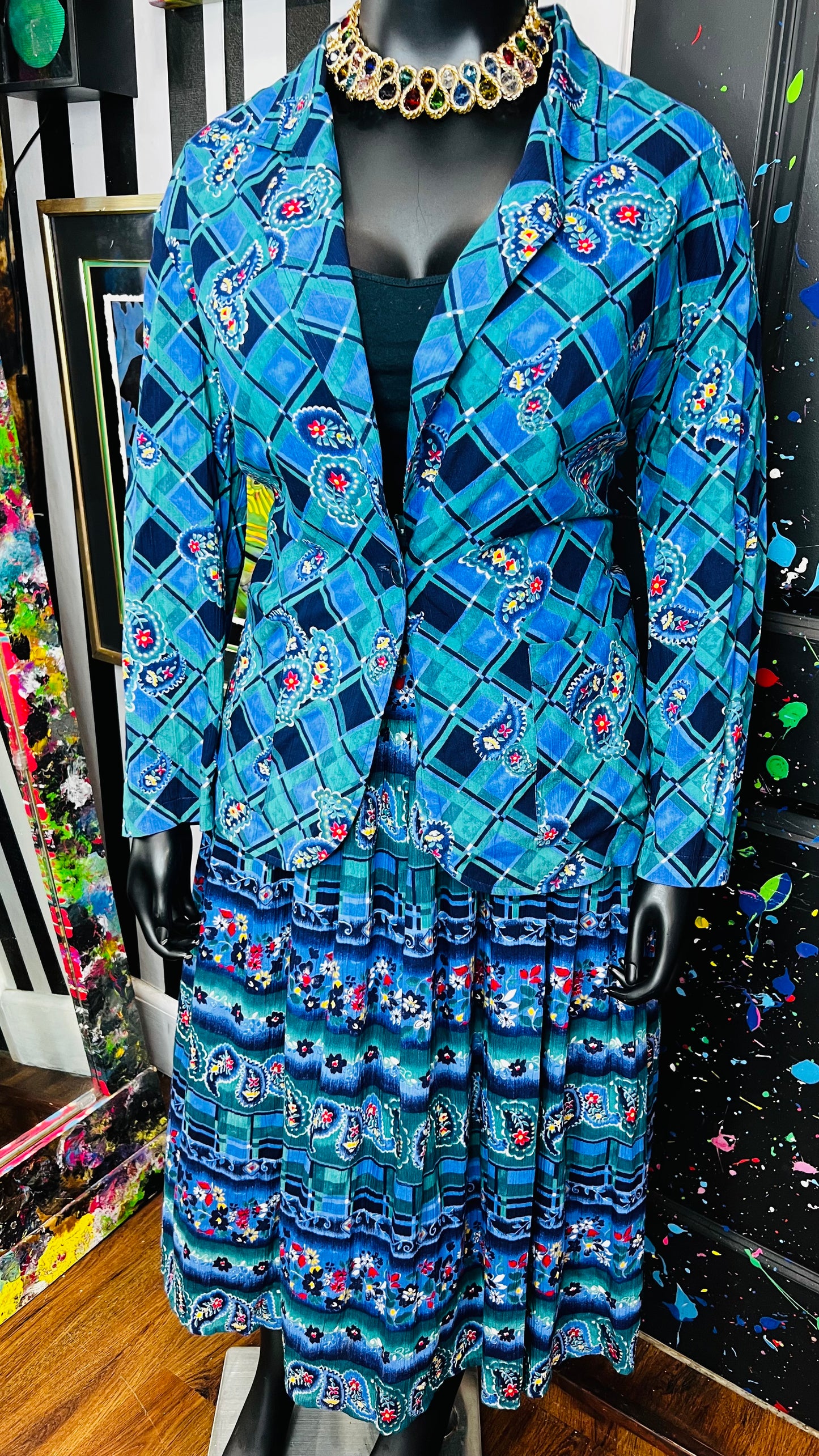 Vintage Blazer & Skirt Set (20)