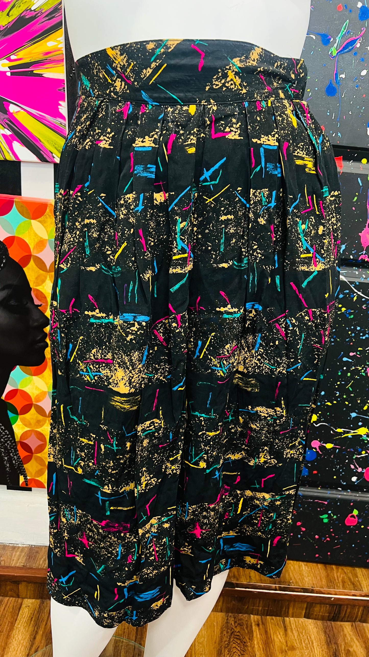 Vintage 90s Abstract Skirt (18/20)