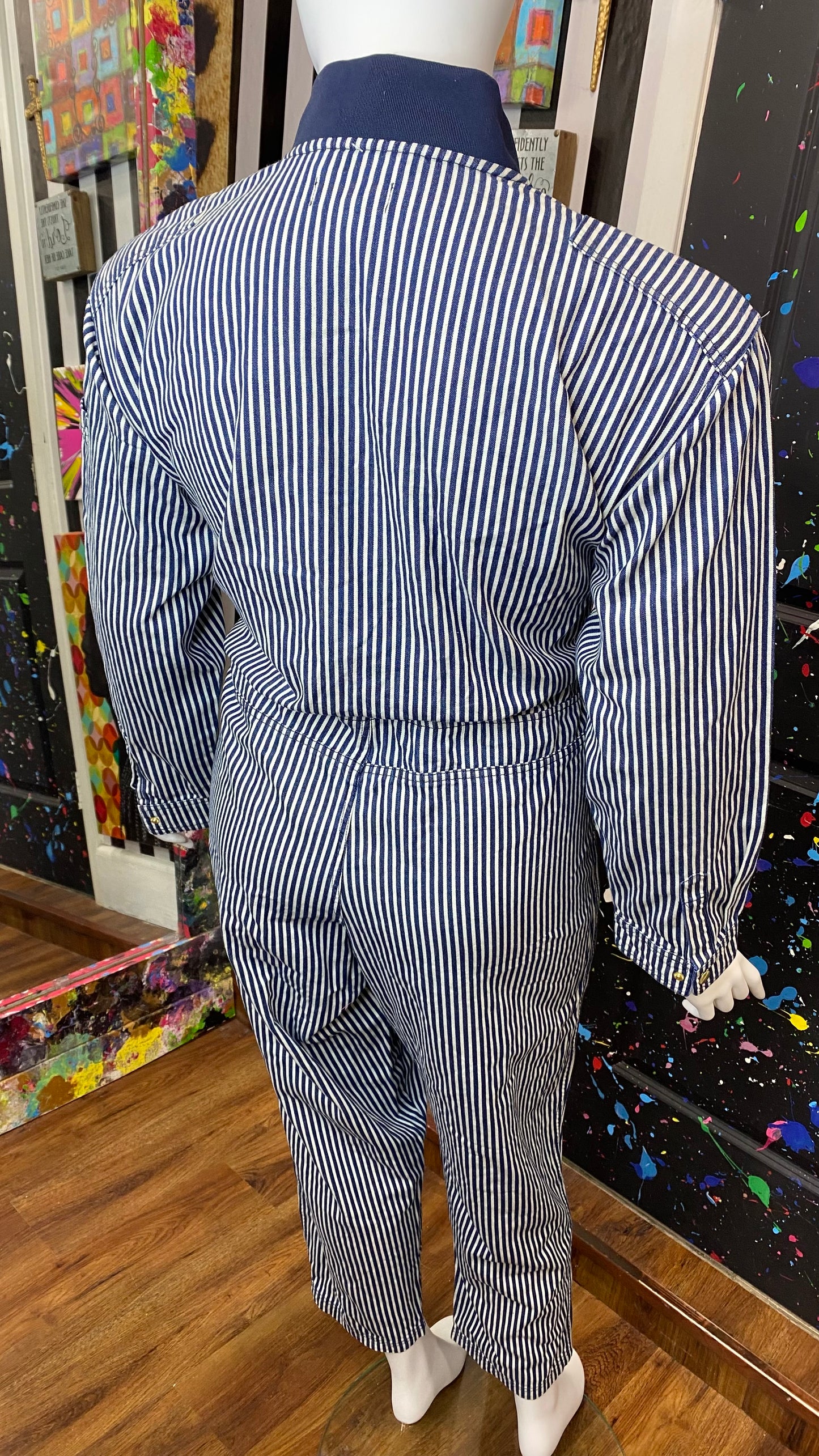 Pin Striped AirForce Jumpsuit (14)