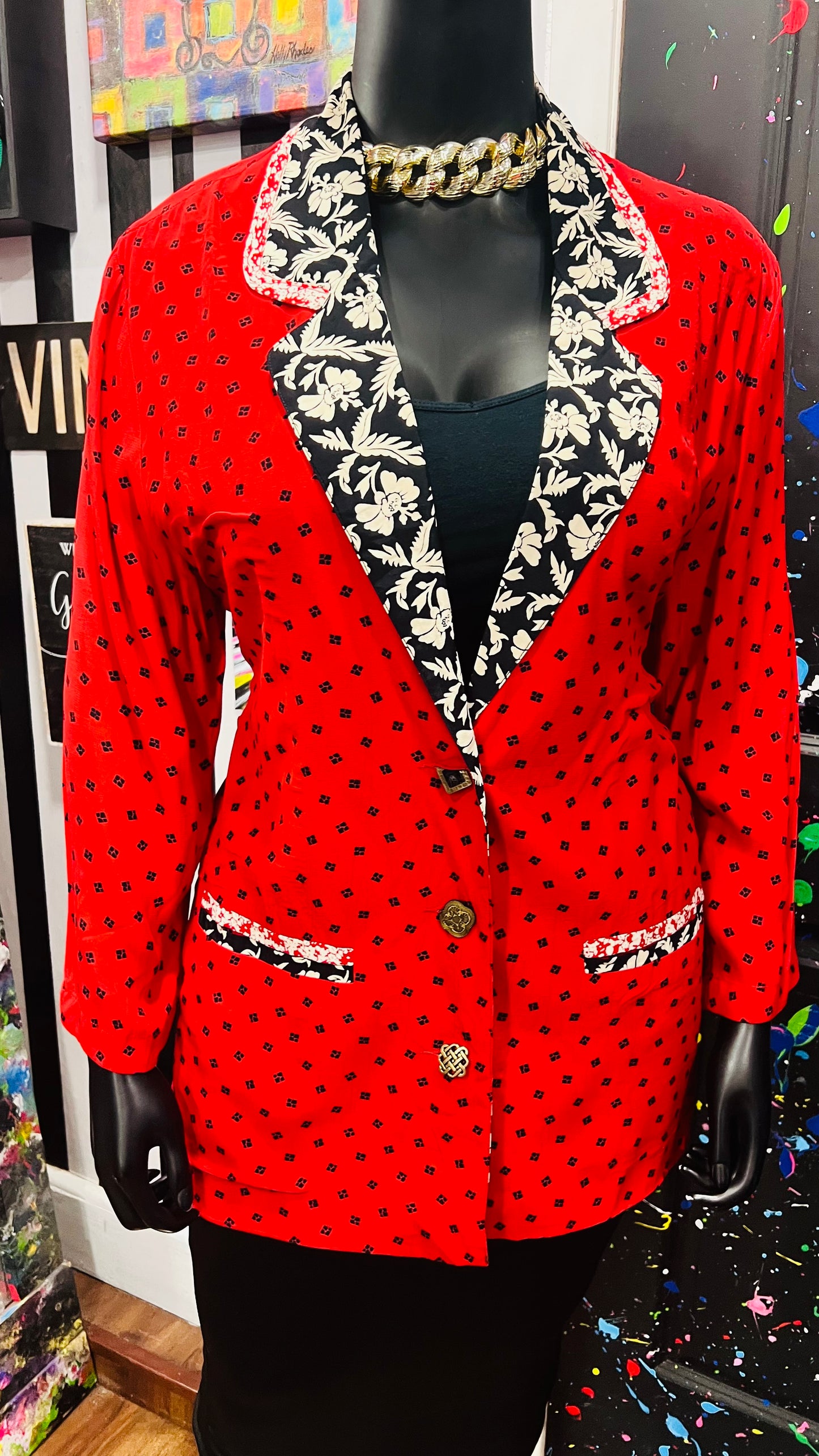 Vintage Carole Little Blazer (16)