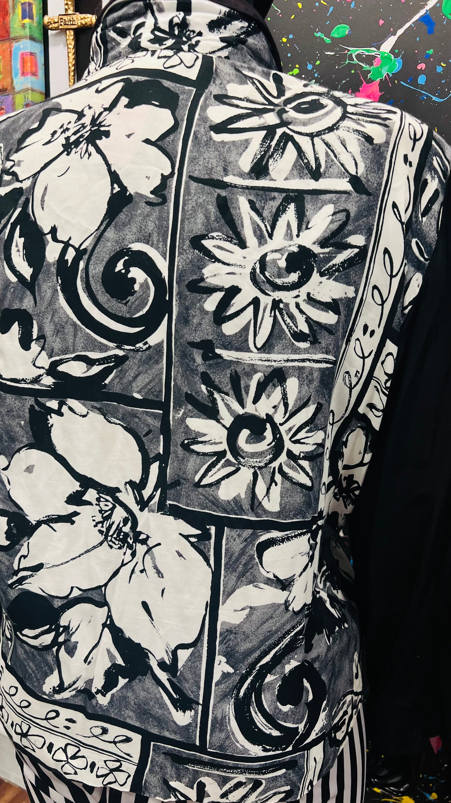 Vintage Rayon Blouse (24W)