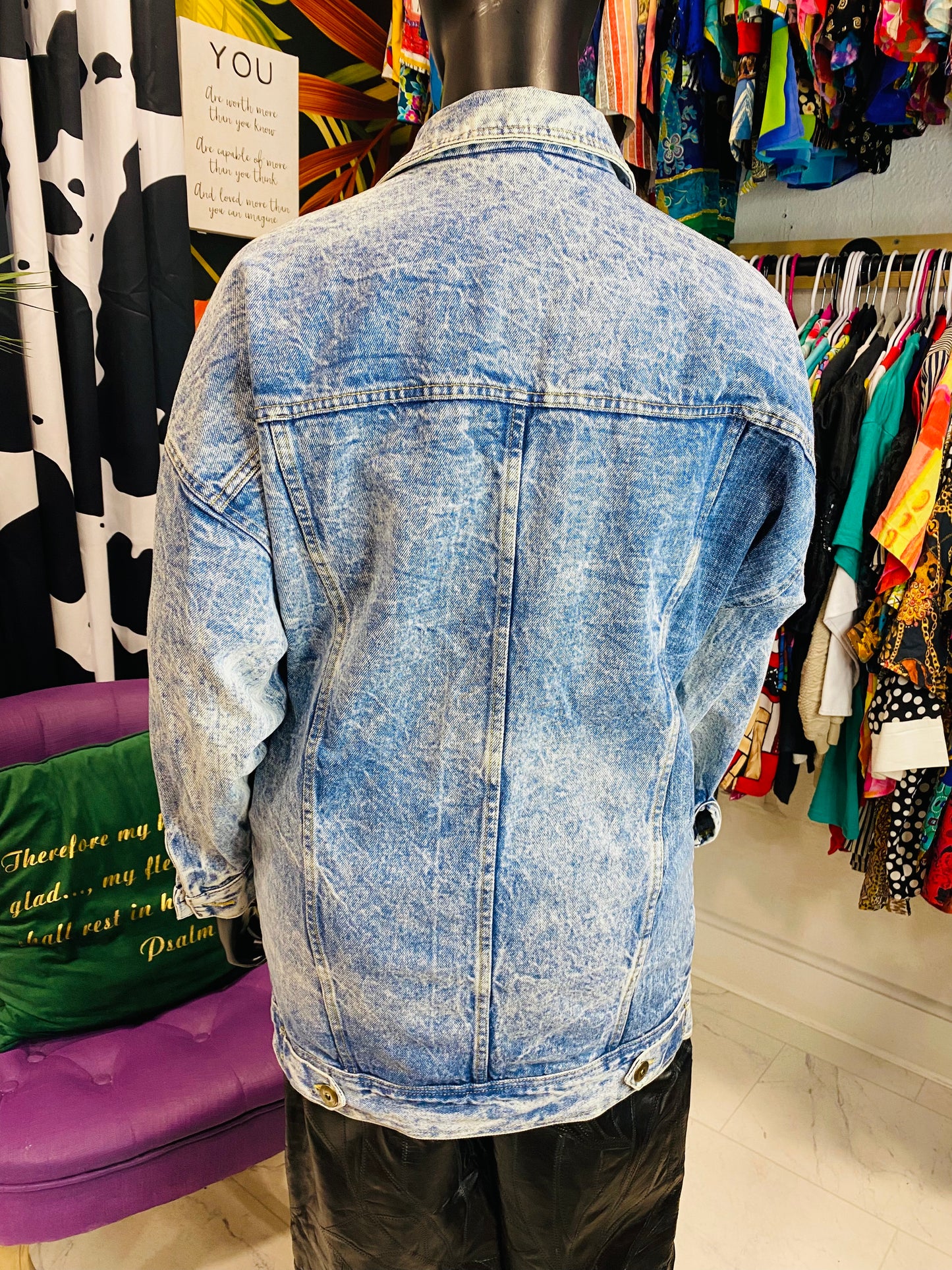 Vintage Denim Stonewashed Jacket