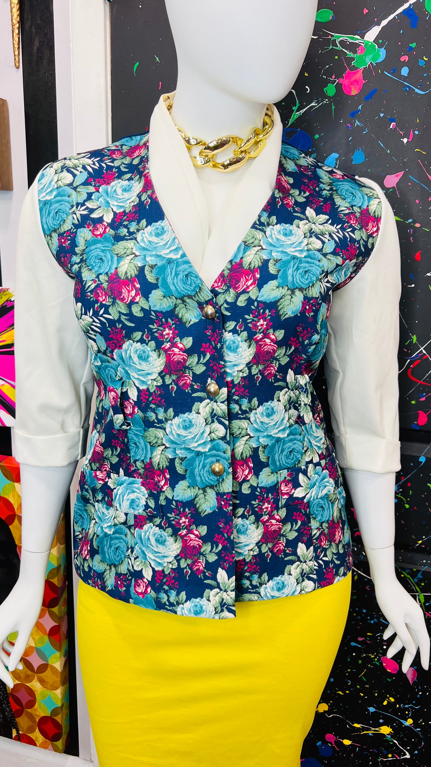Vintage Floral Blouse (14)