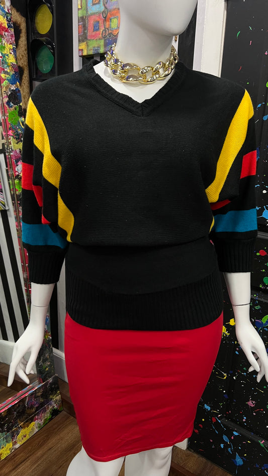 Vintage Colorblock Sweater (16)