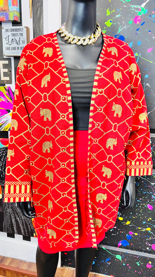 Vintage Traditional African Duster w/ Studs (OS)