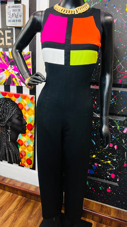 Vintage Colorblock Jumpsuit (12)