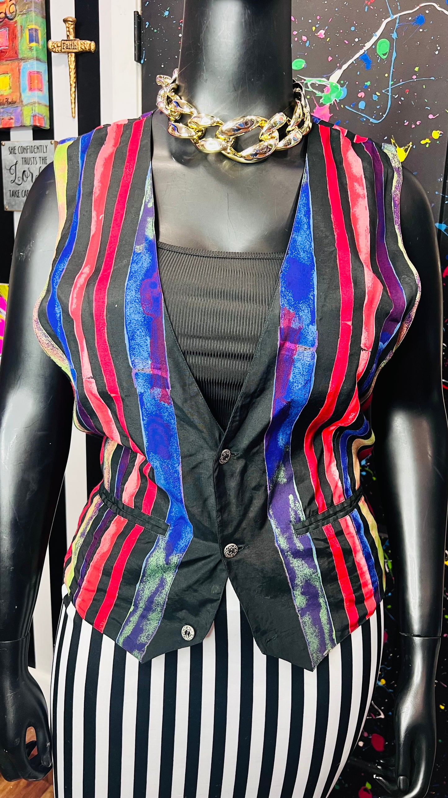 Vintage Rainbow Vest (12)