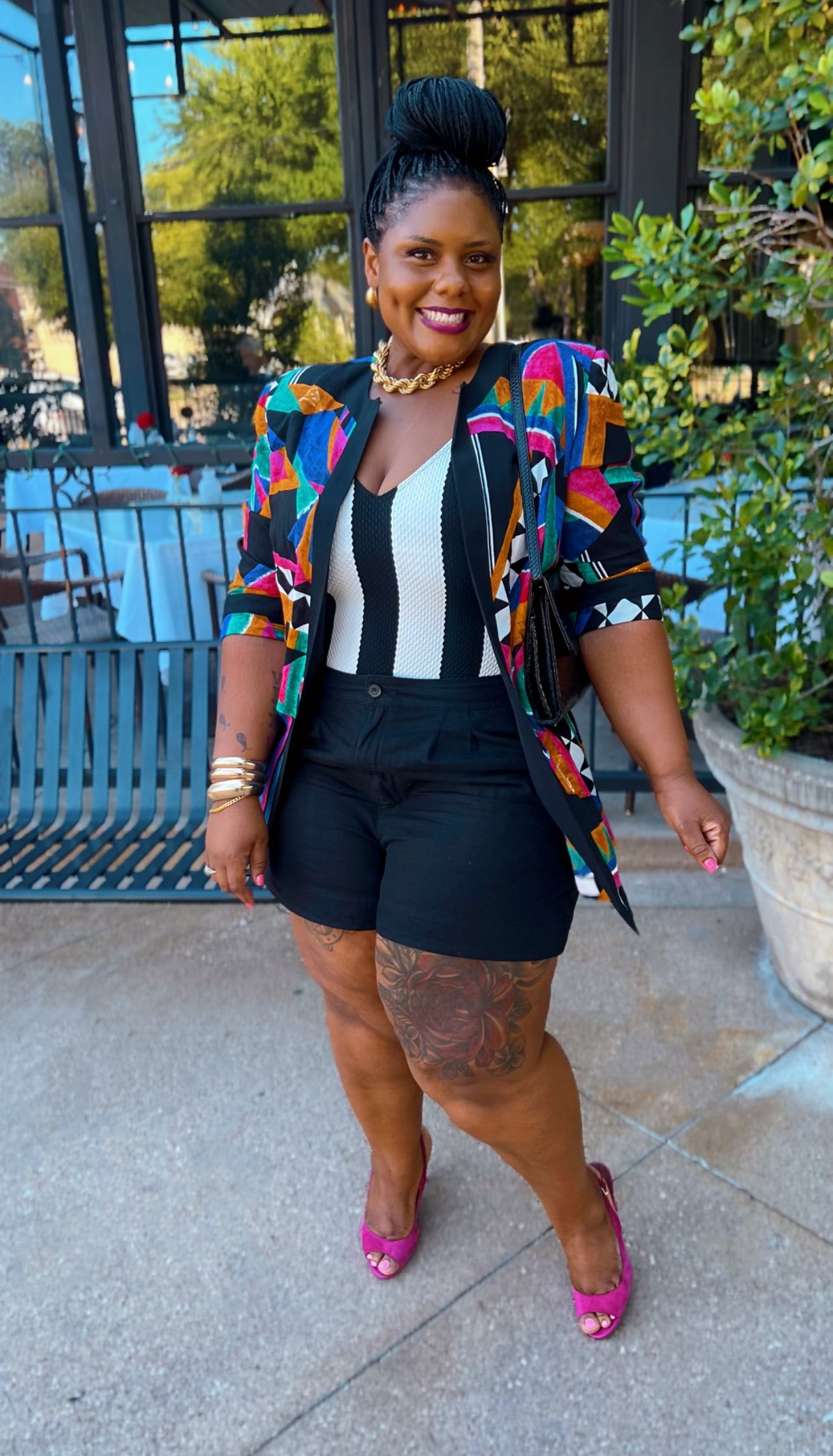 Vintage Rayon Abstract Duster (18/20) *KC