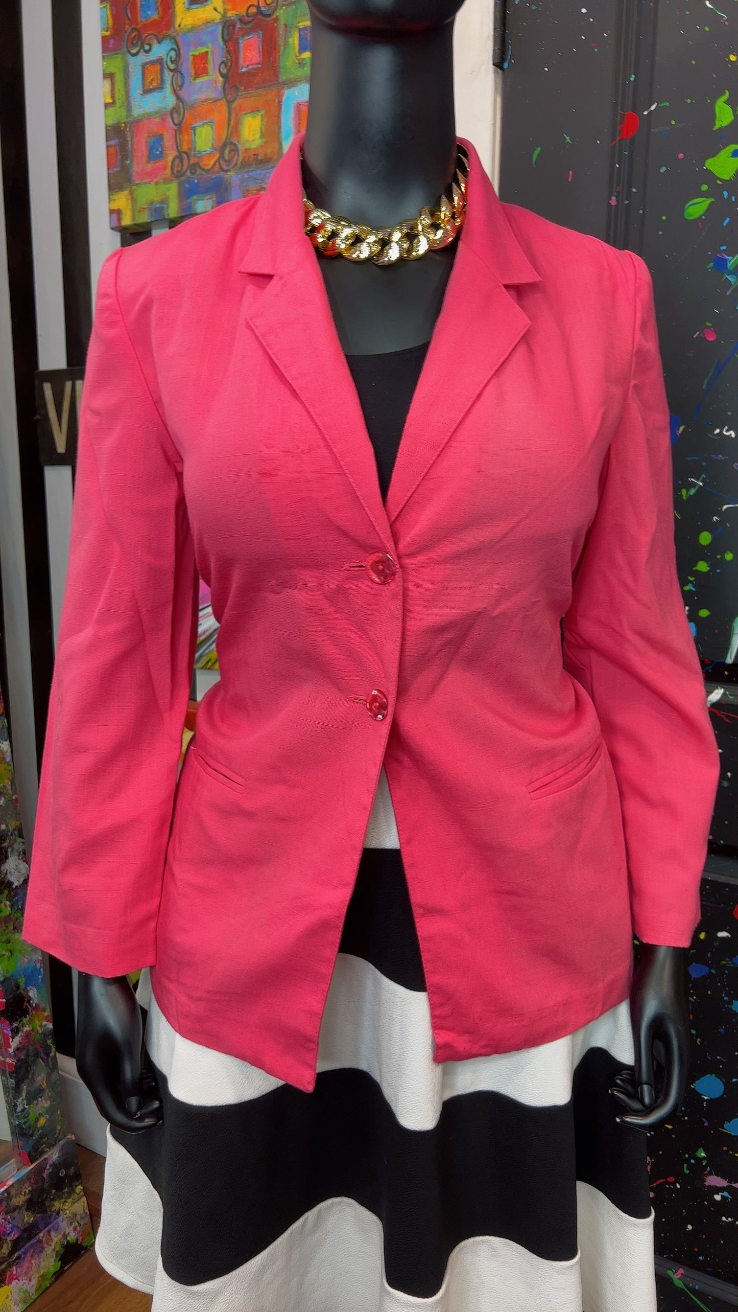 Vintage Pink Blazer (14)