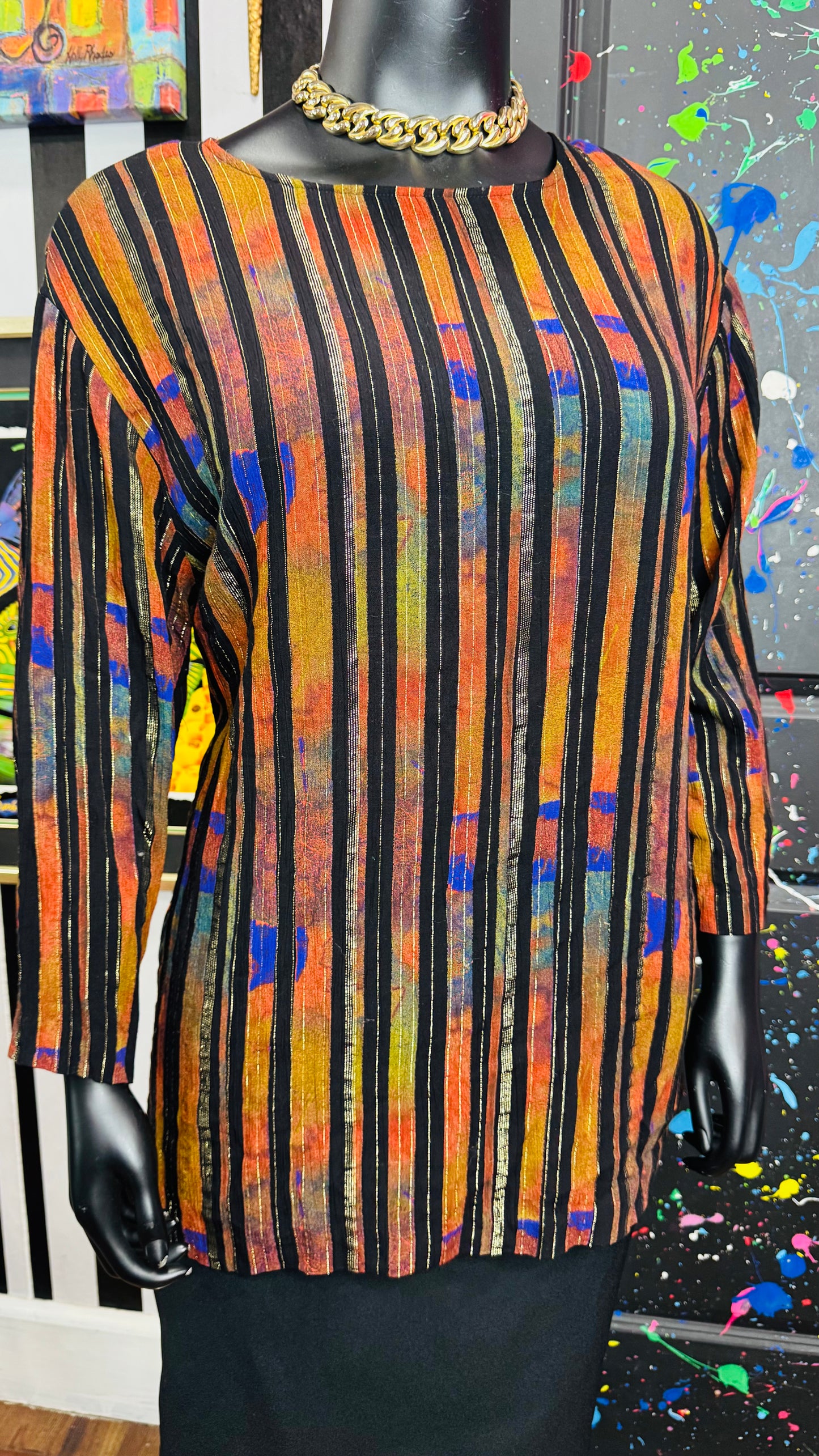 Vintage Long Sleeve 90s Blouse (20W)
