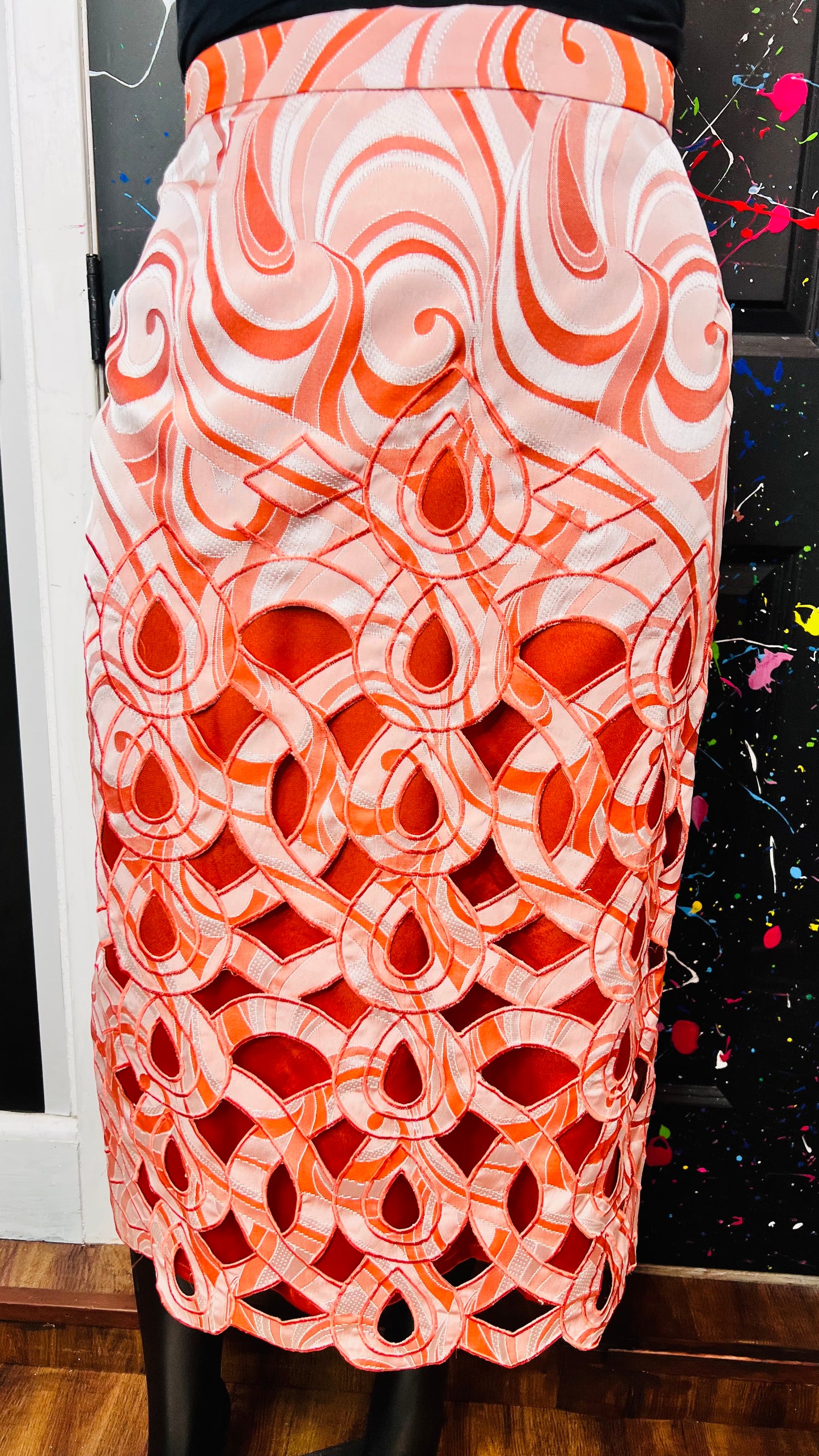 Vintage Abstract Skirt Suit (20)