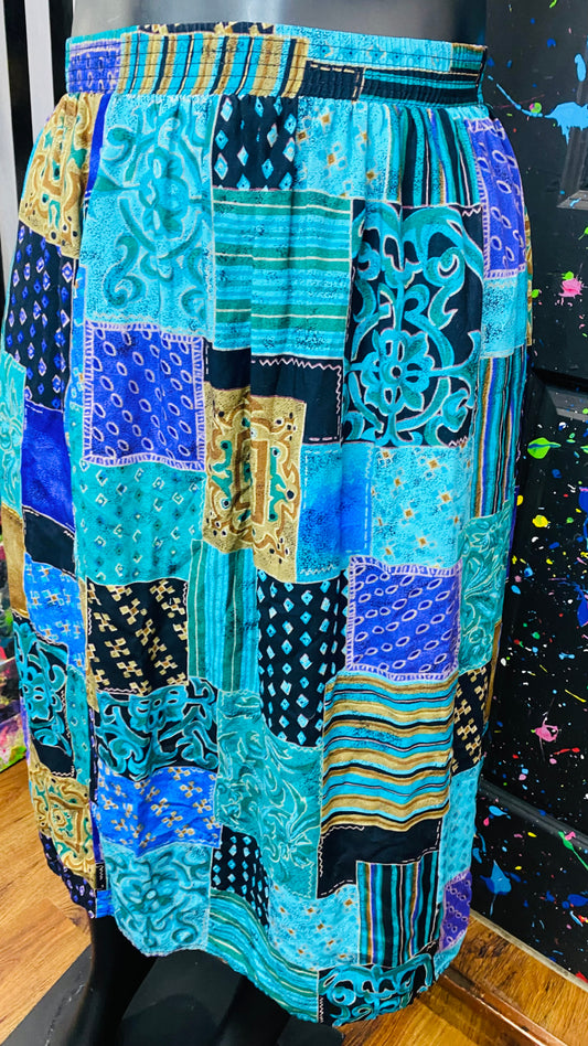 Vintage Rayon Skirt (16/18)