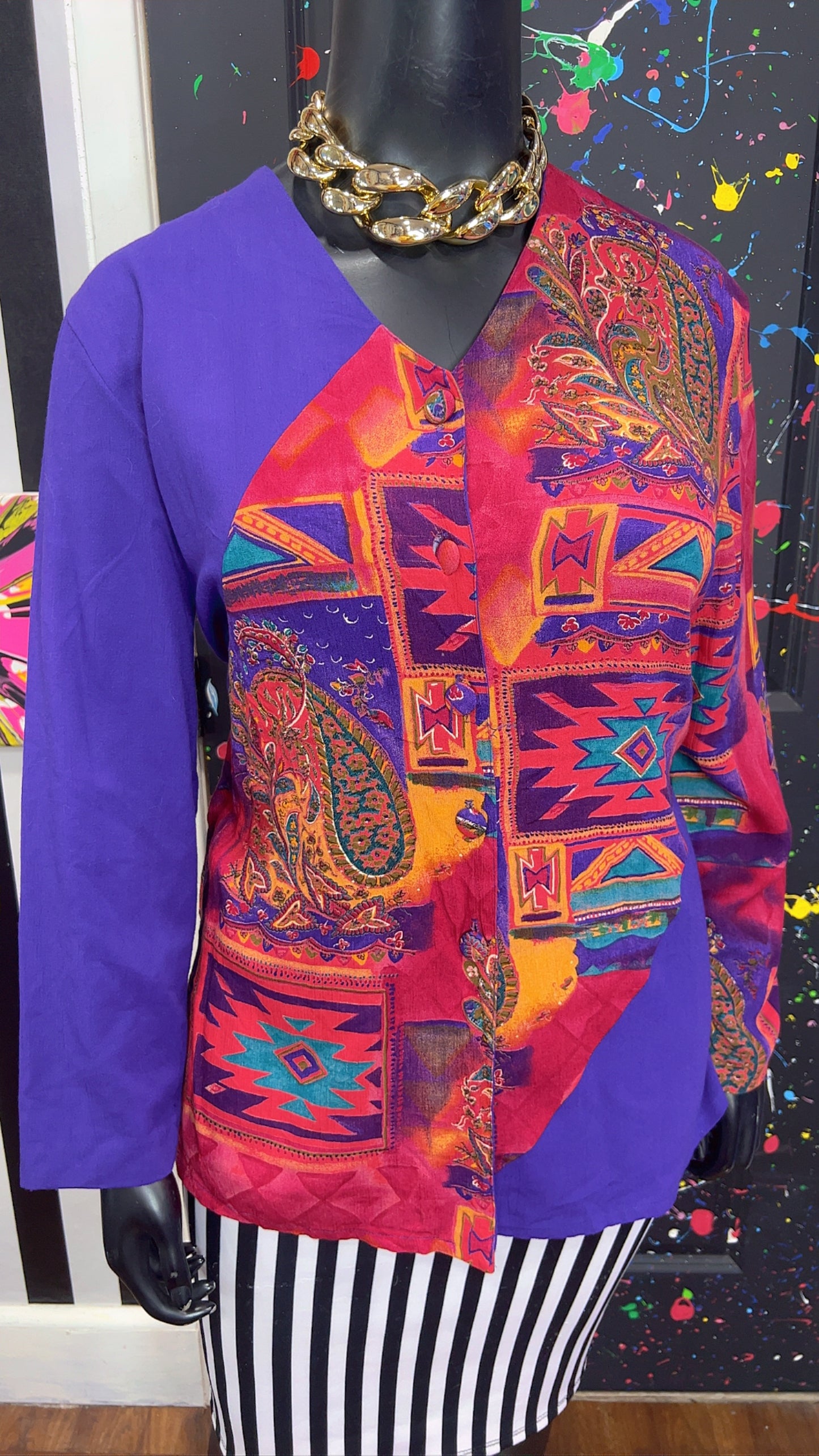 Vintage CM Shapes Blouse (18)