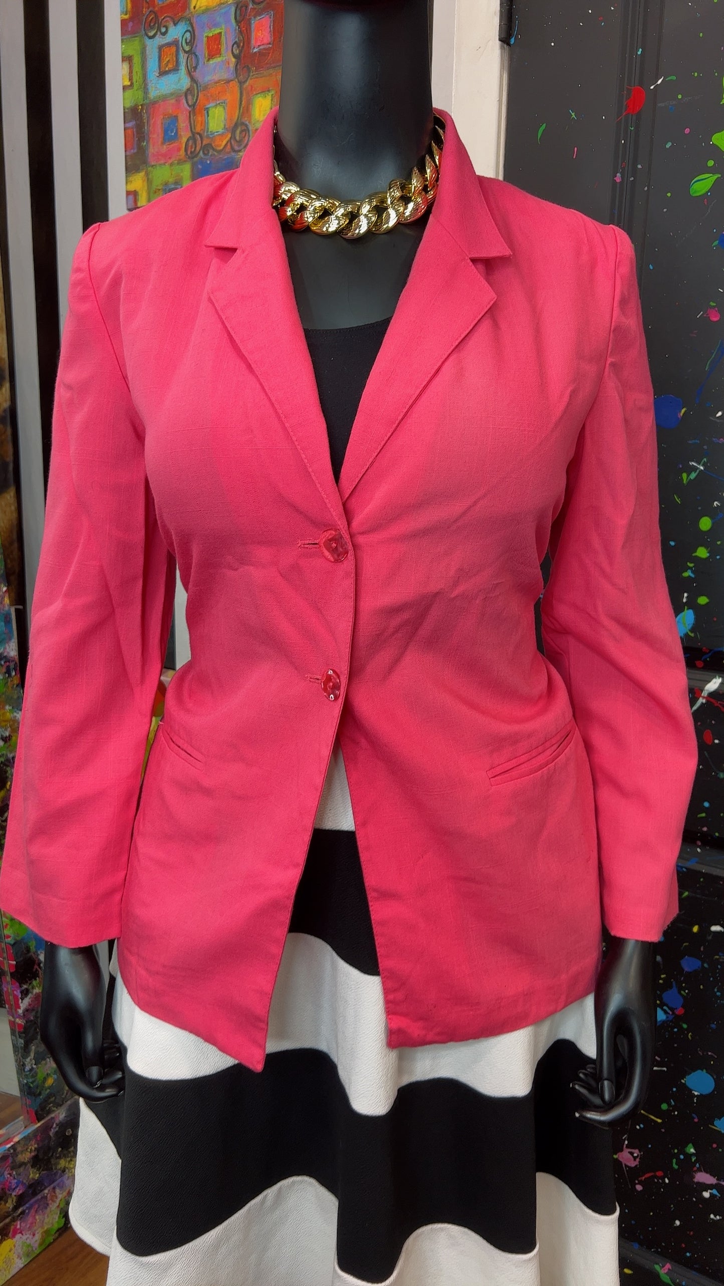 Vintage Pink Blazer (14)