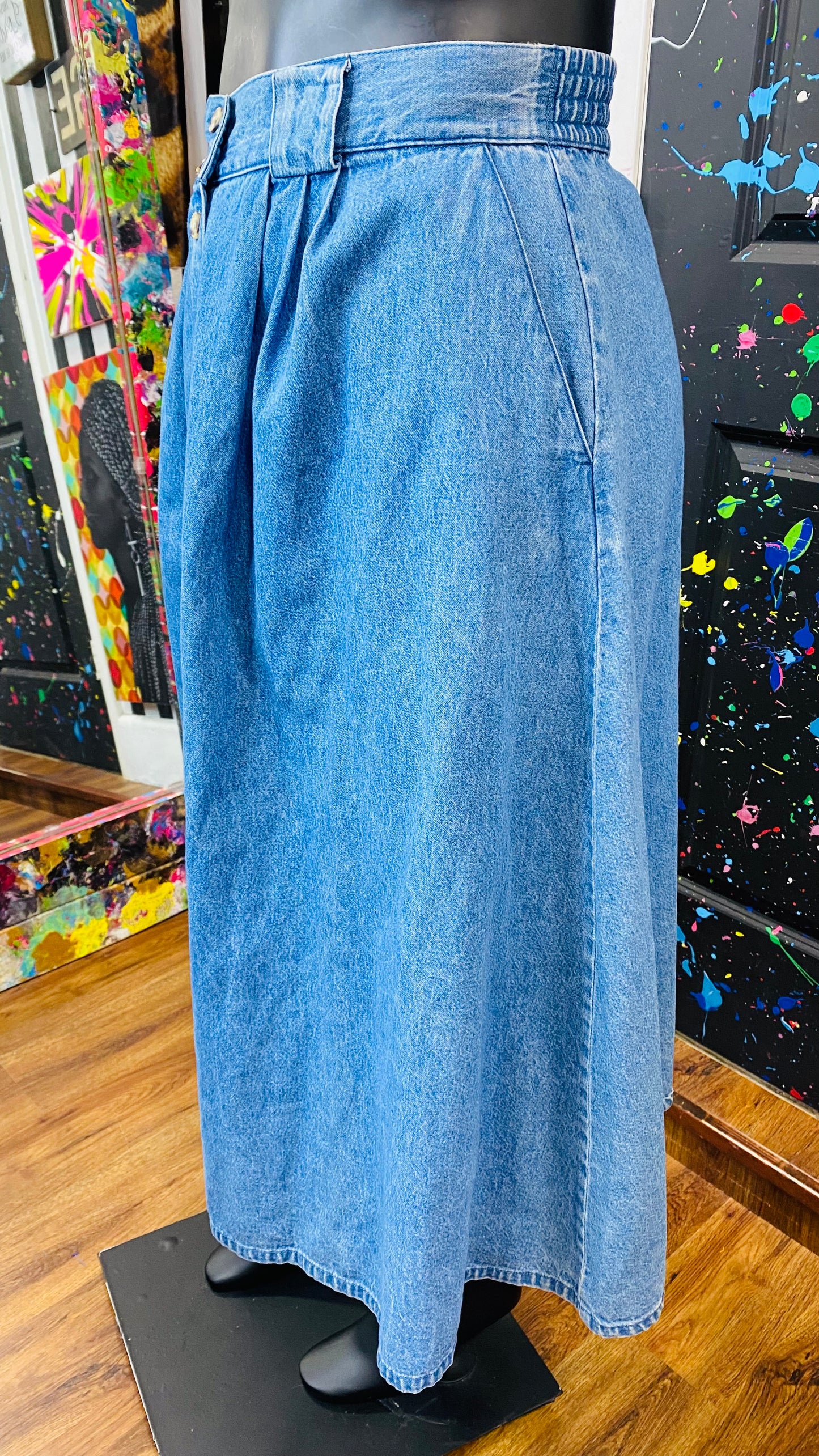 Vintage Denim Skirt (18)