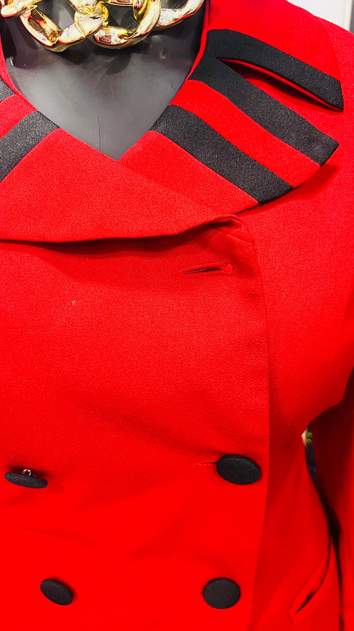 Vintage Black & Red Chad Stevens Blazer (18)