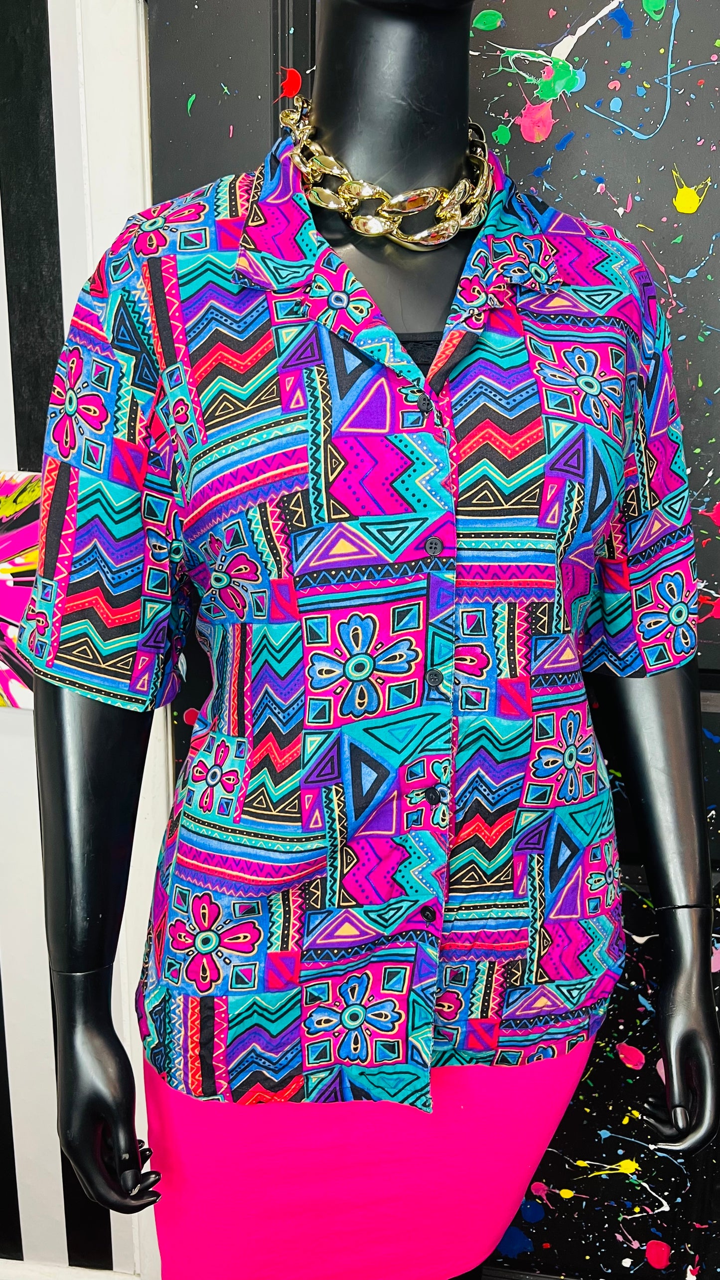 Vintage 100% Rayon Koret Blouse (20)