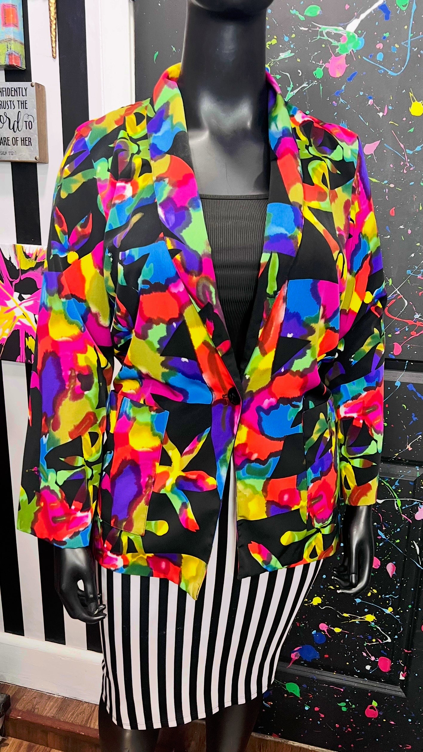 Vintage Kensington Square Blazer (14) *KC