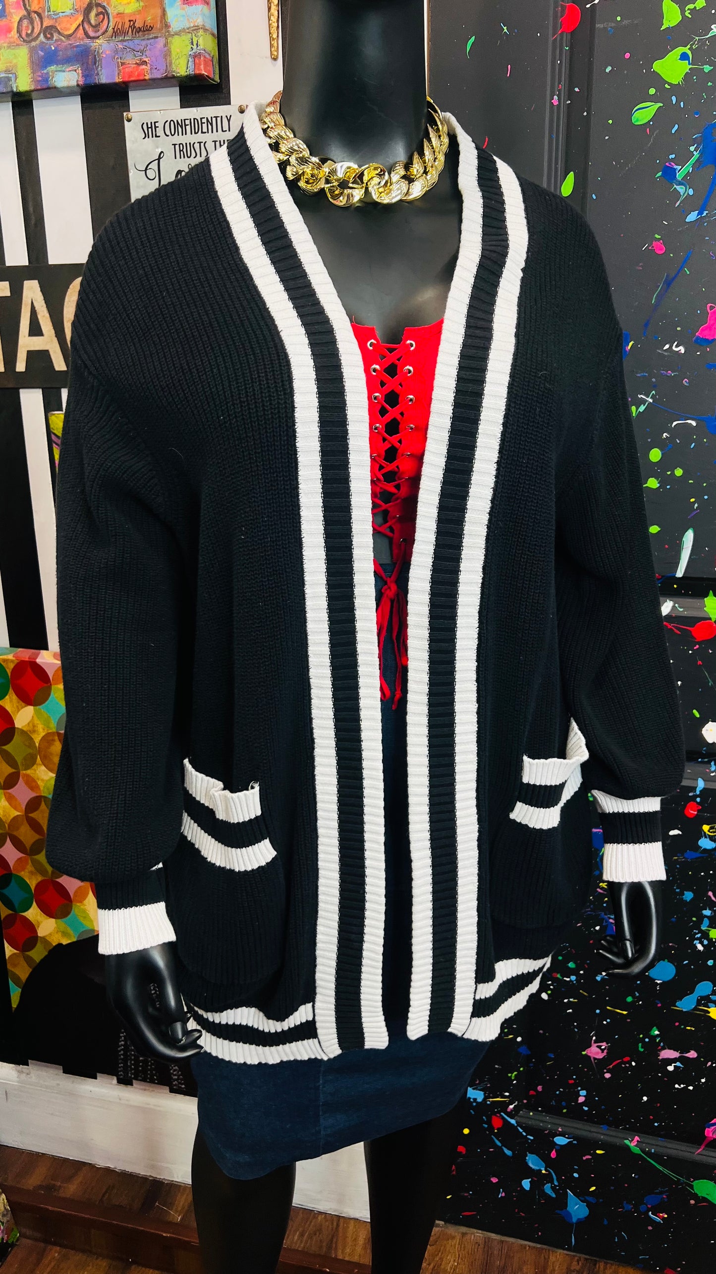 Black & White Cardigan (22)
