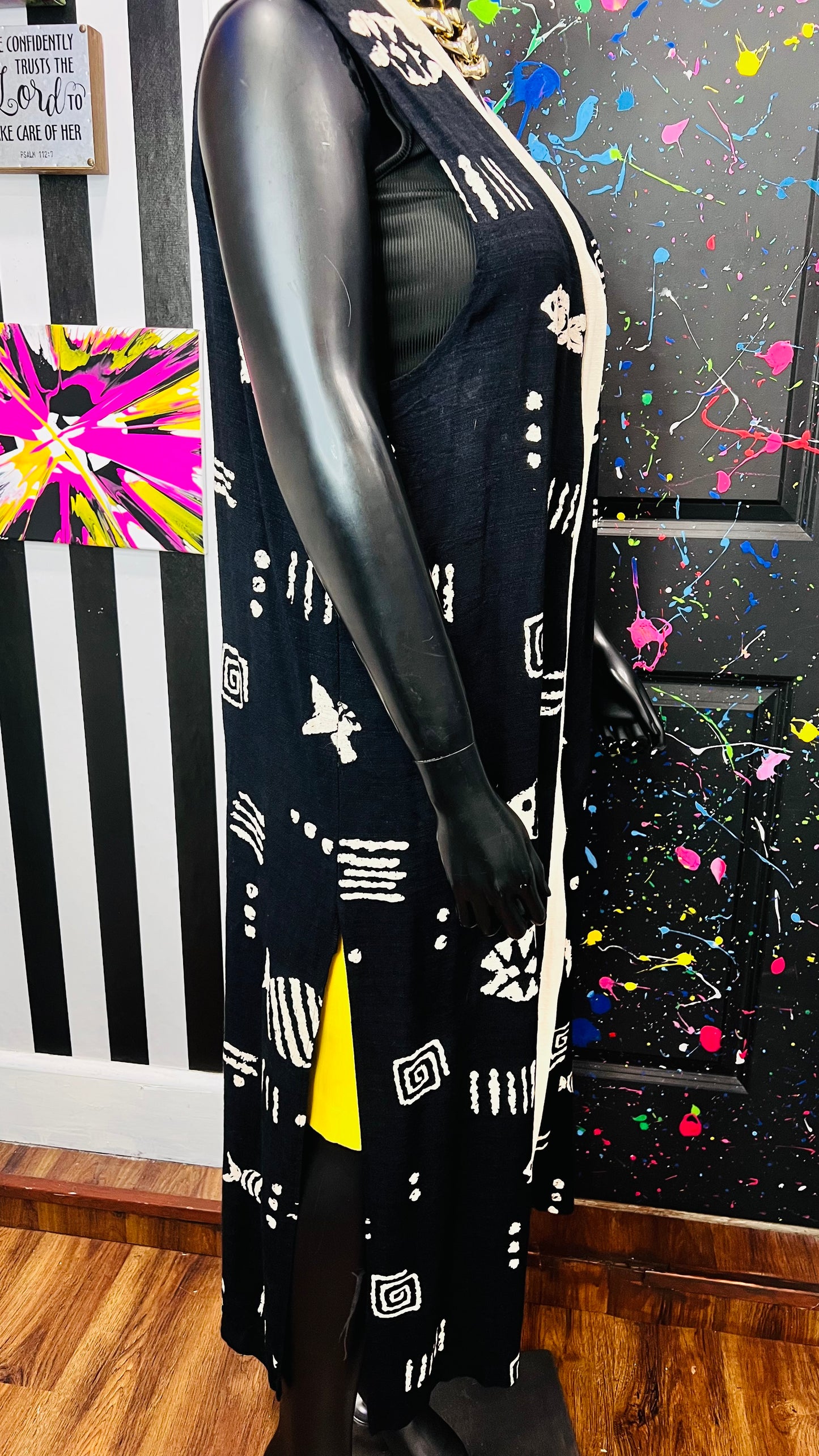 Vintage Tribal Print Duster (22W)