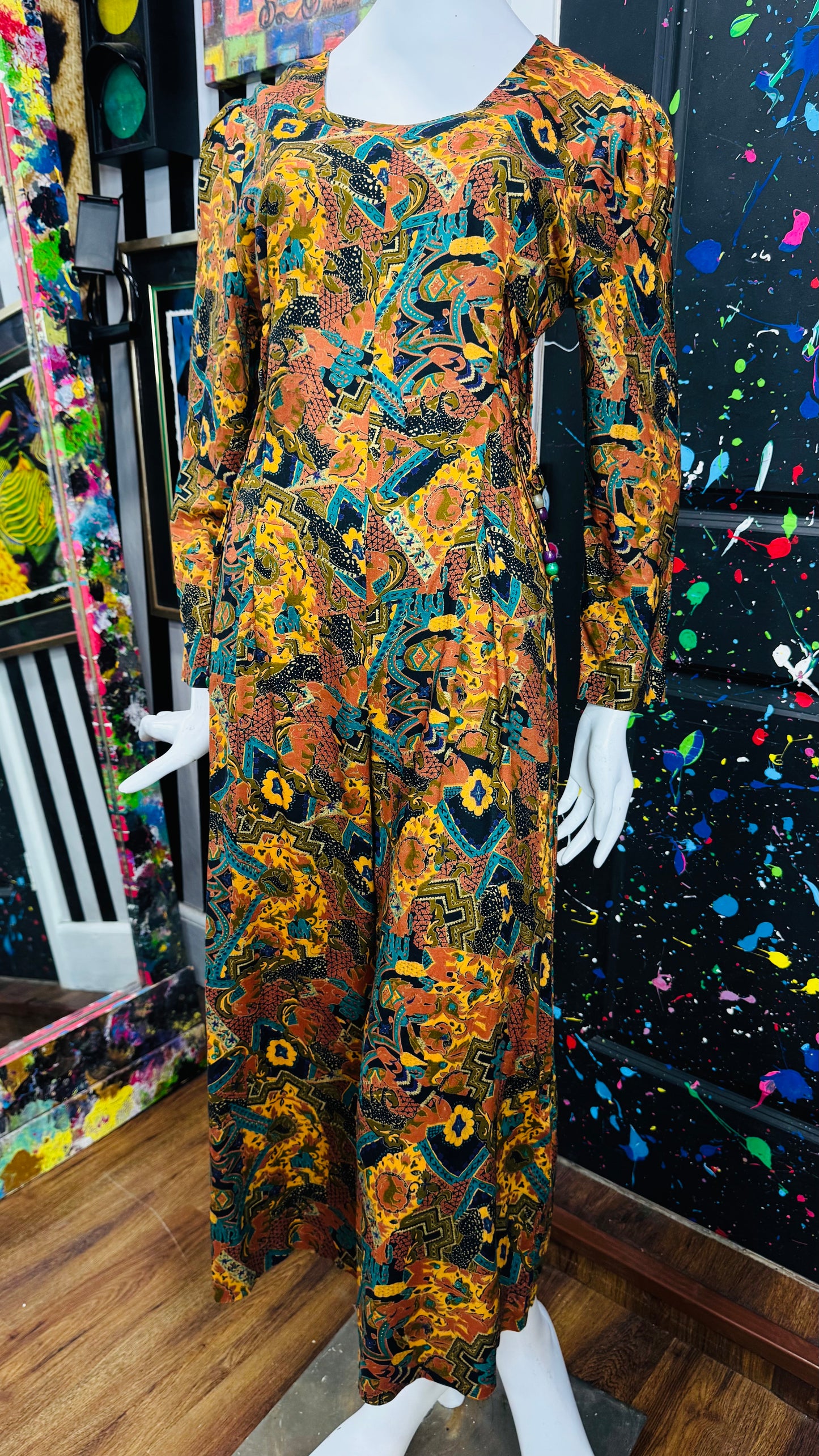 Vintage Tribal Print Jumpsuit (12)