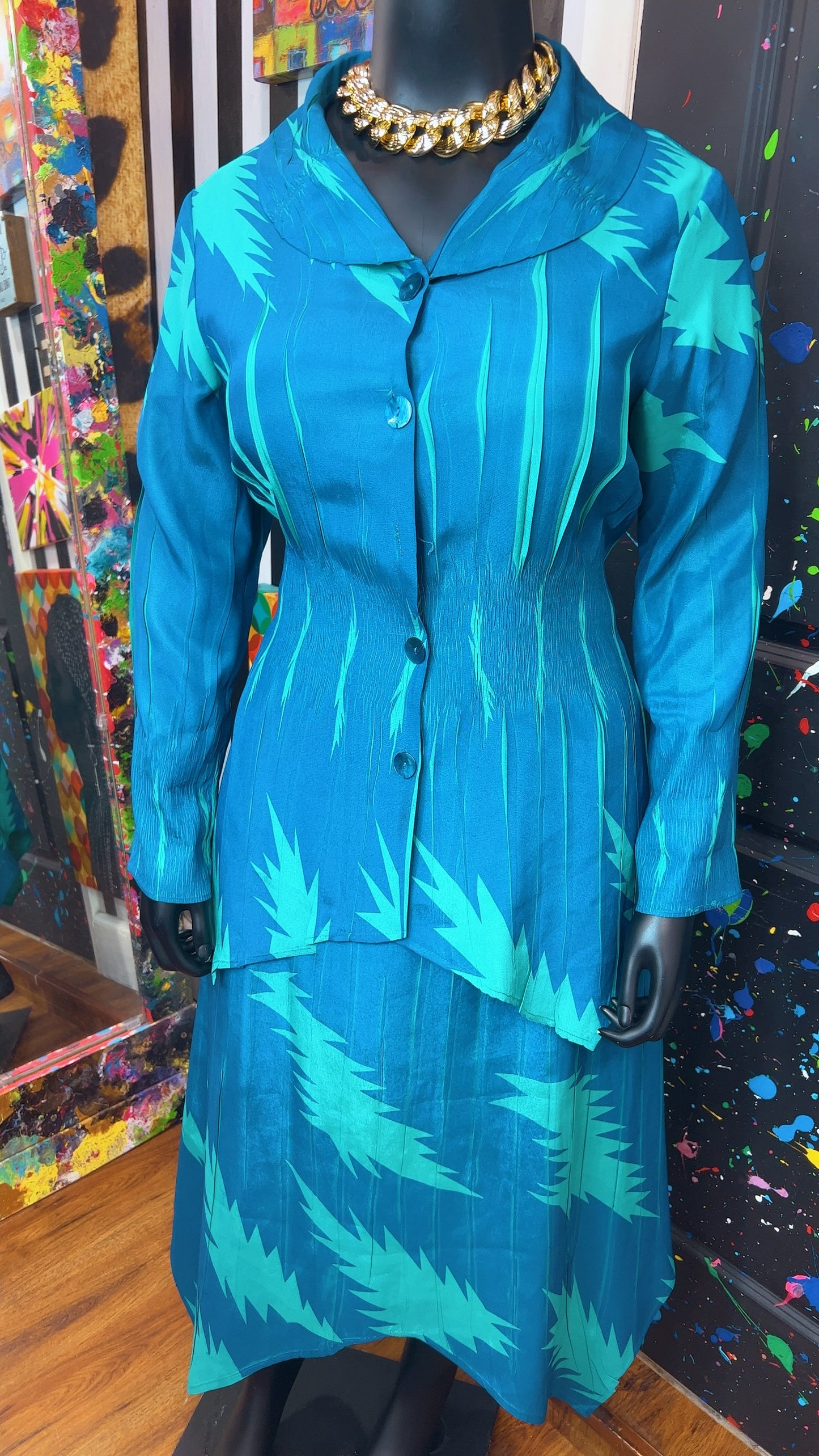 Vintage Blue Mermaid Set Set (18)