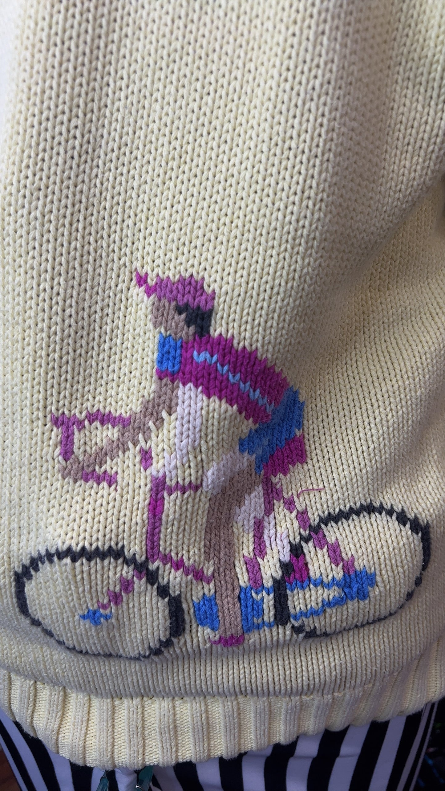 Vintage Knit Bicycle Sweater (16)