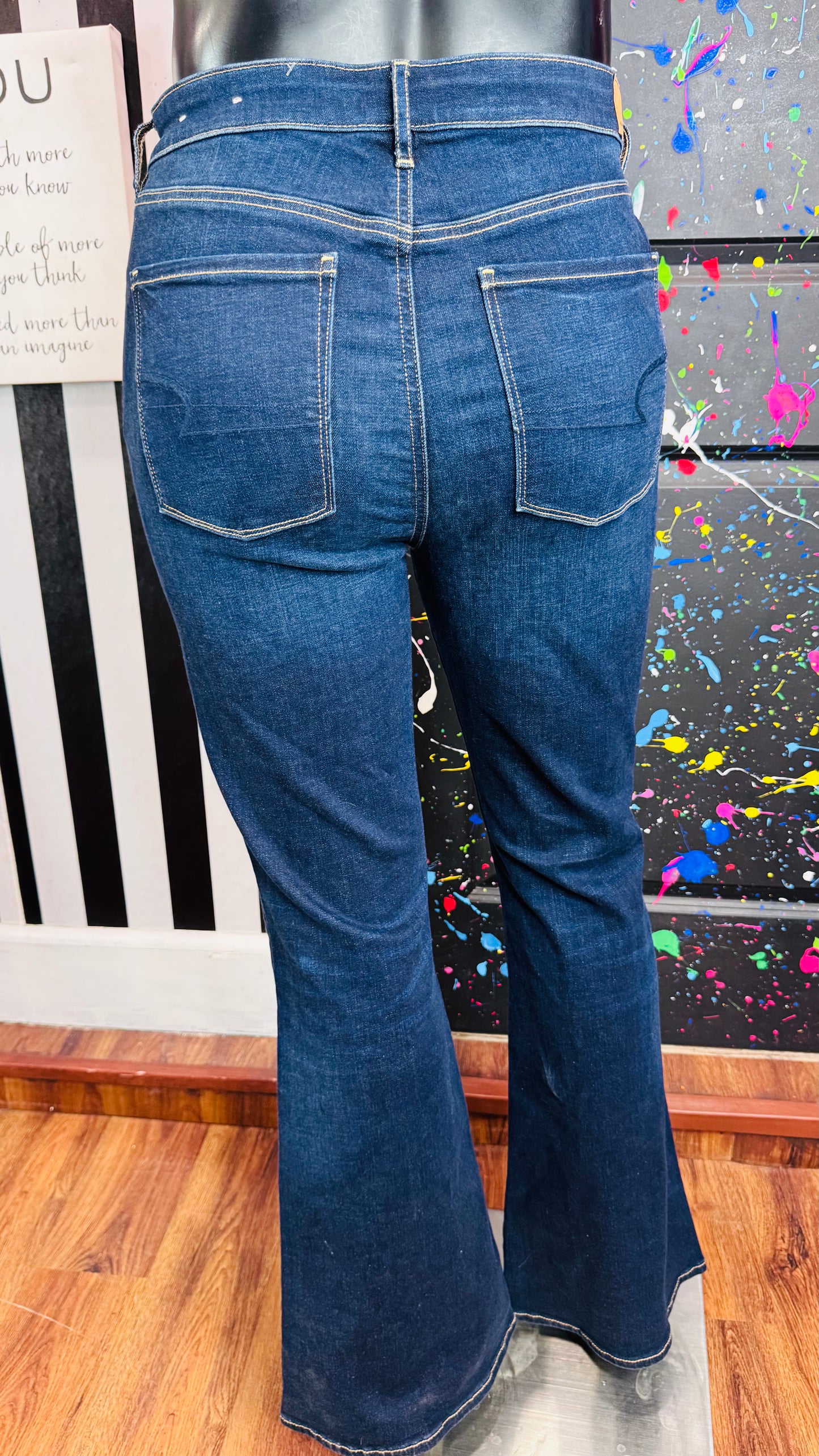 American Eagle Flair Leg Jeans (16L) *KC