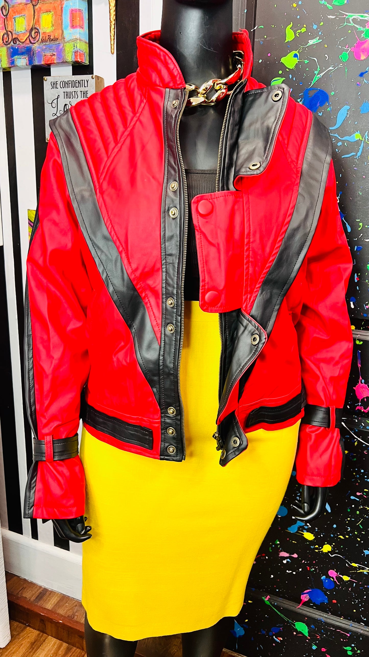 Genuine Leather Michael Jackson Thriller Jacket (16)