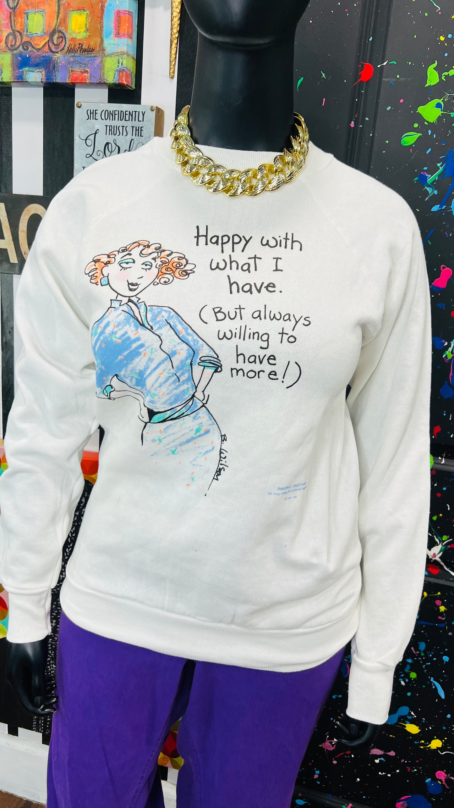 Vintage Graphic Sweatshirt- New w/ Tags Deadstock (16)